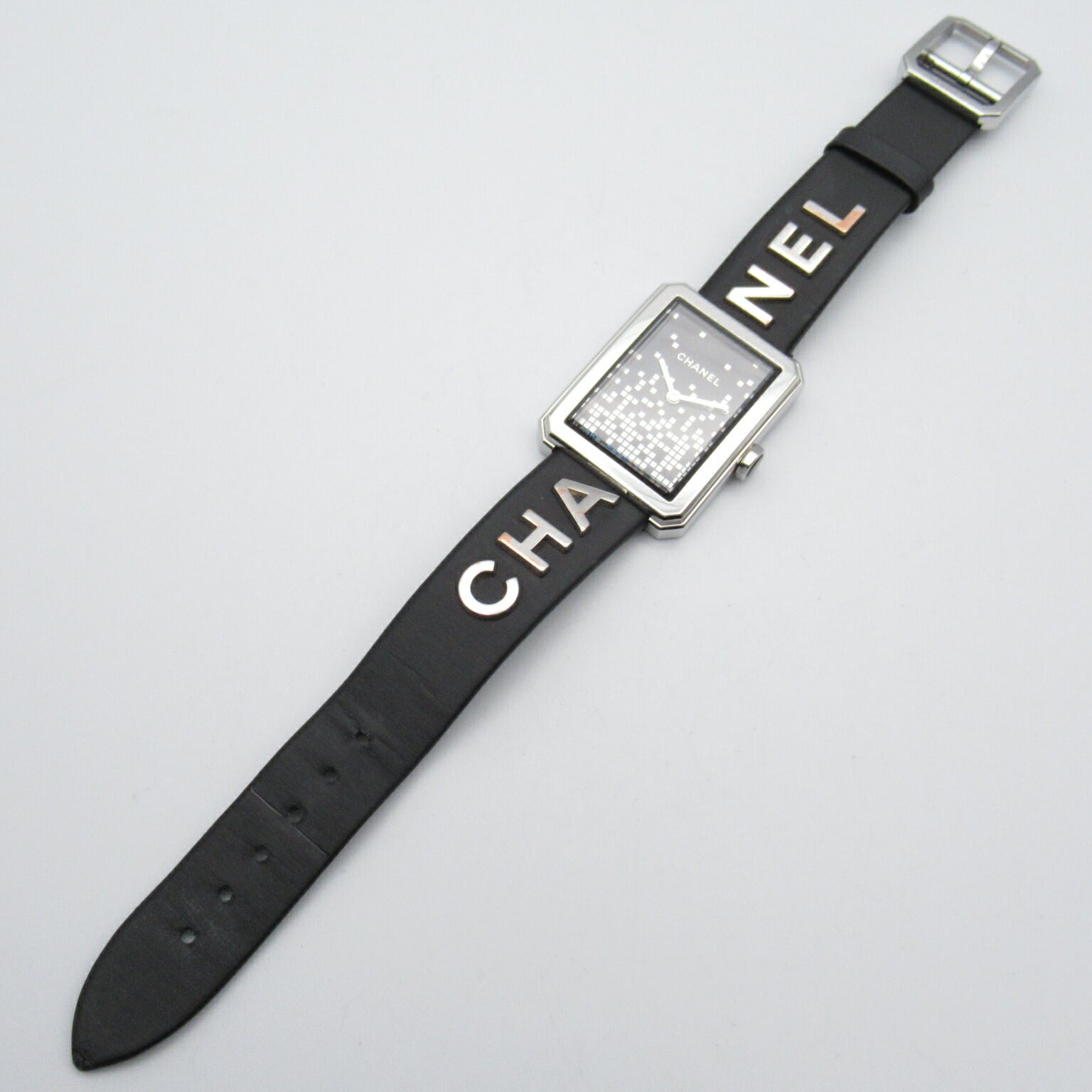 Chanel Boyfriend Watch Stainless Steel Leather