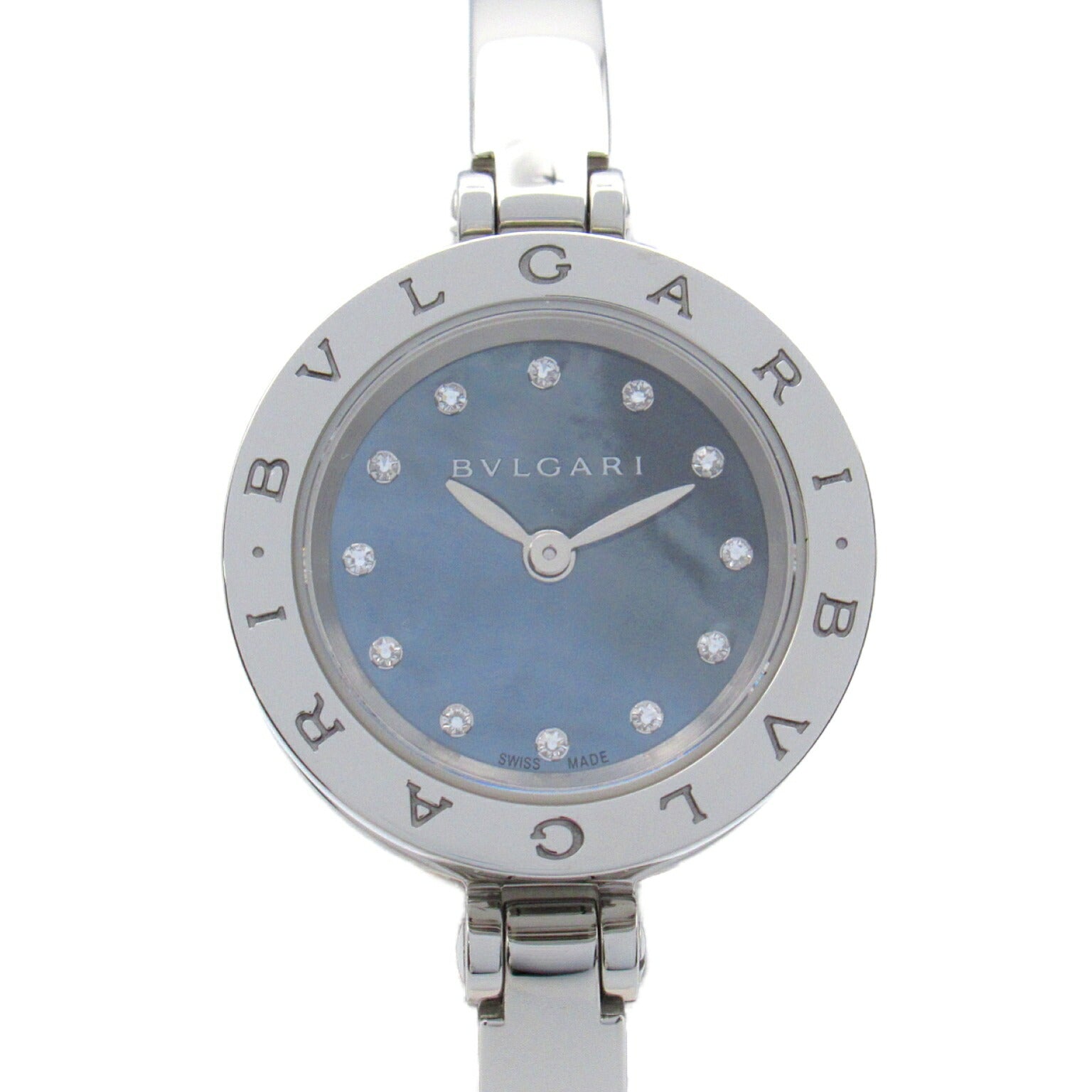 Bvlgari B-zero1 Diamond Stainless Steel Watch BZ23S