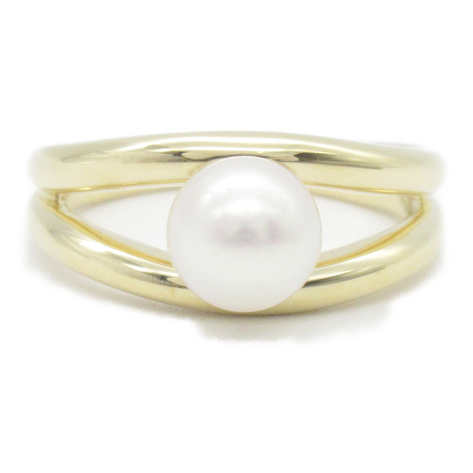 Mikimoto Pearl Ring K18 Yellow Gold