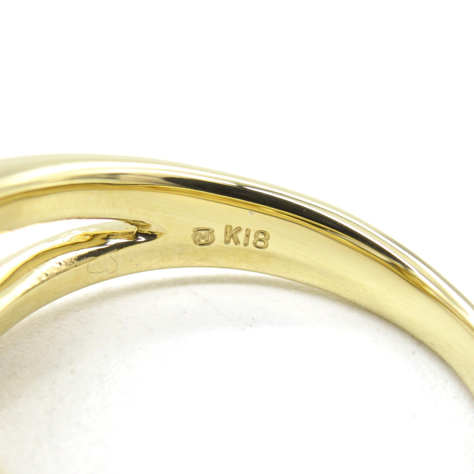 Mikimoto Pearl Ring K18 Yellow Gold