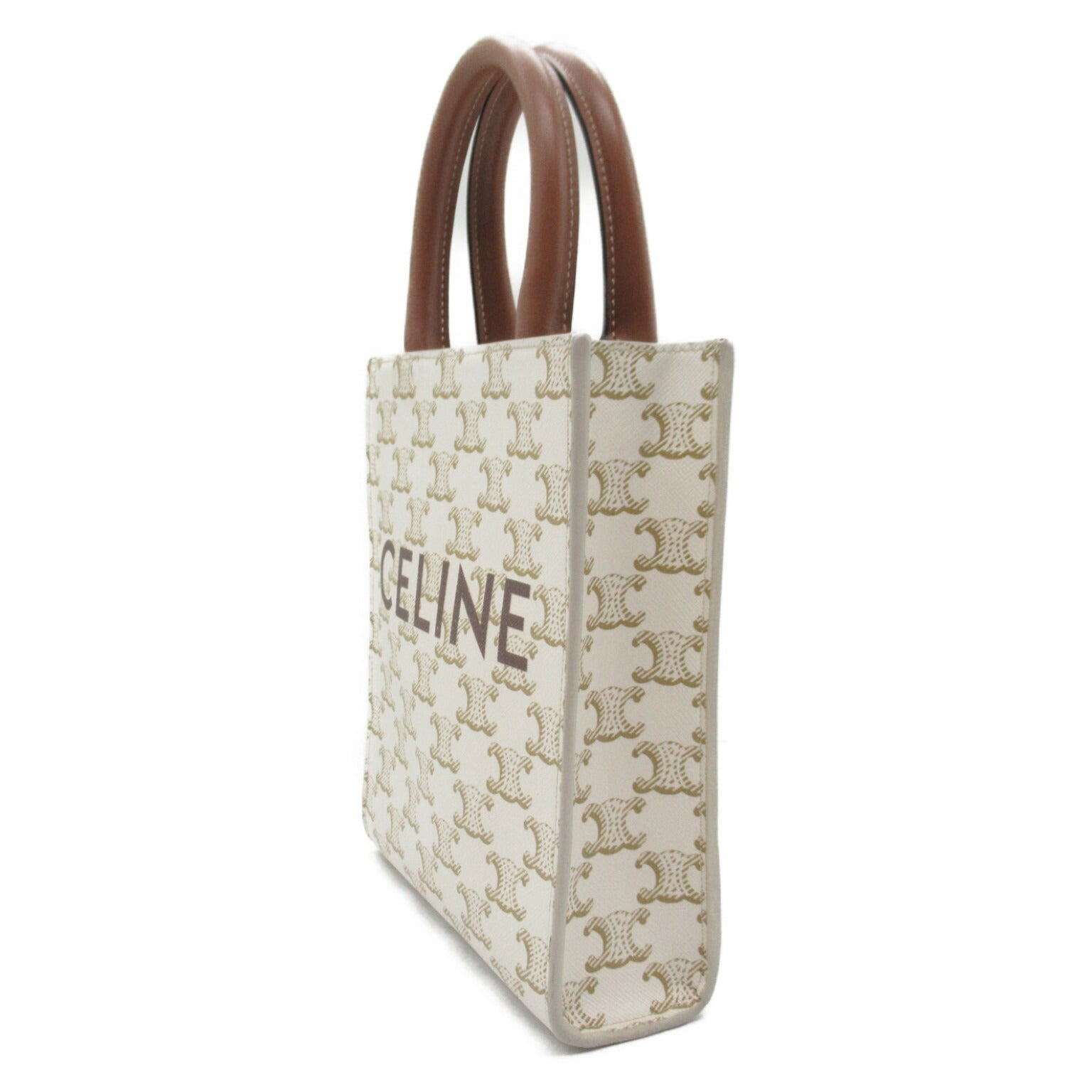 Celine Canvas Vertical Cabas Shoulder Bag