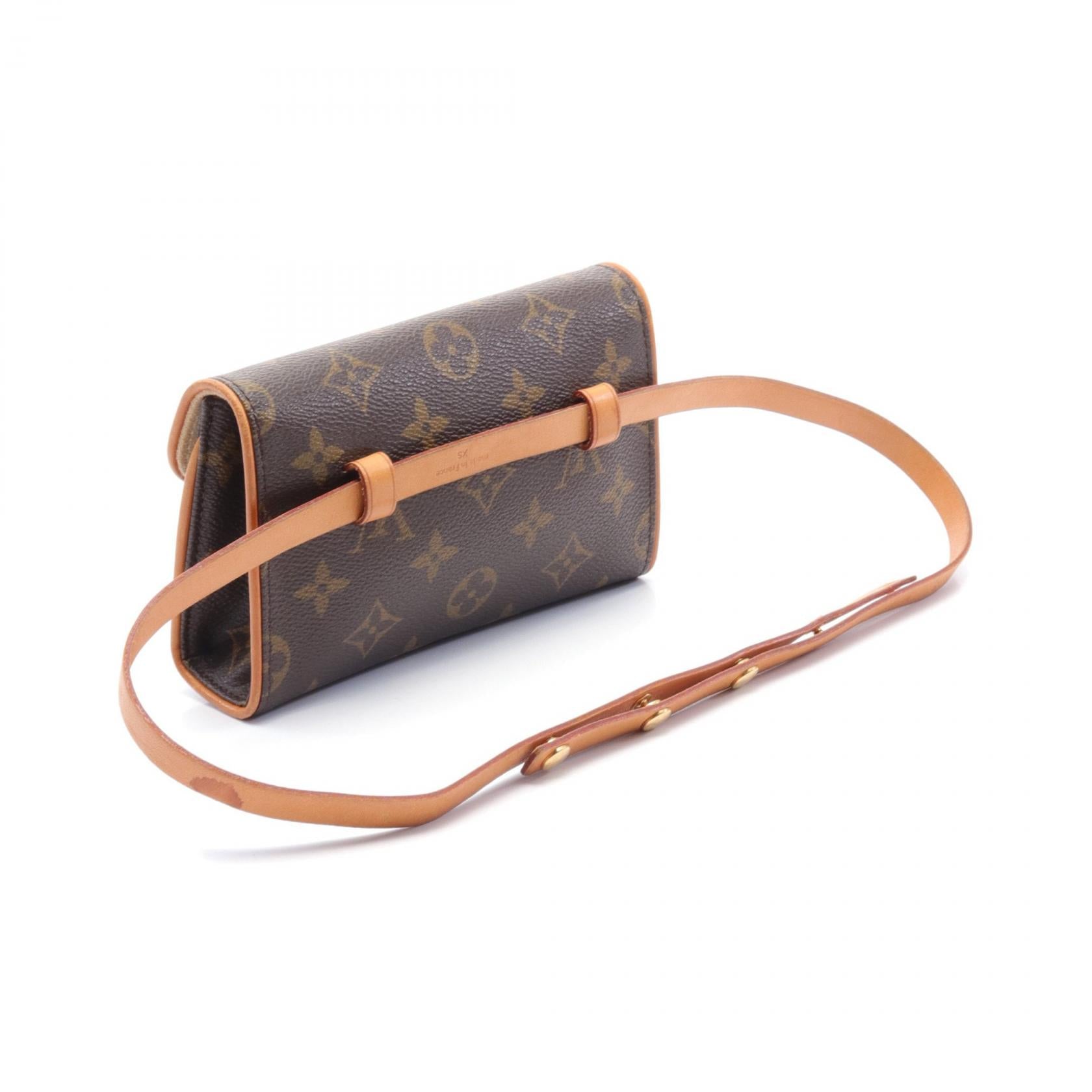 Louis Vuitton Pochette Florentine Canvas Belt Bag M51855 in Very Good Condition