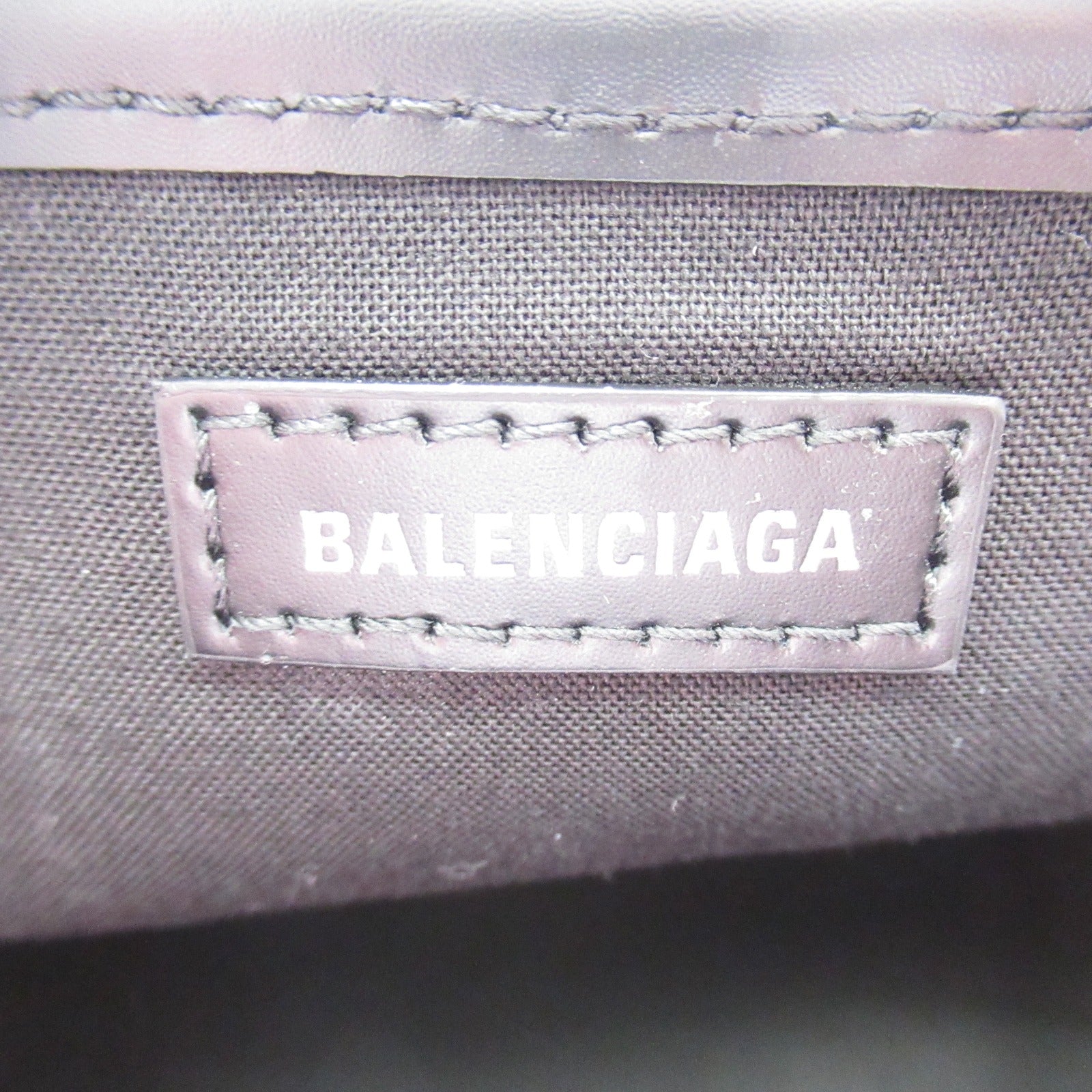 Balenciaga Navy Small Cabas Tote Bag