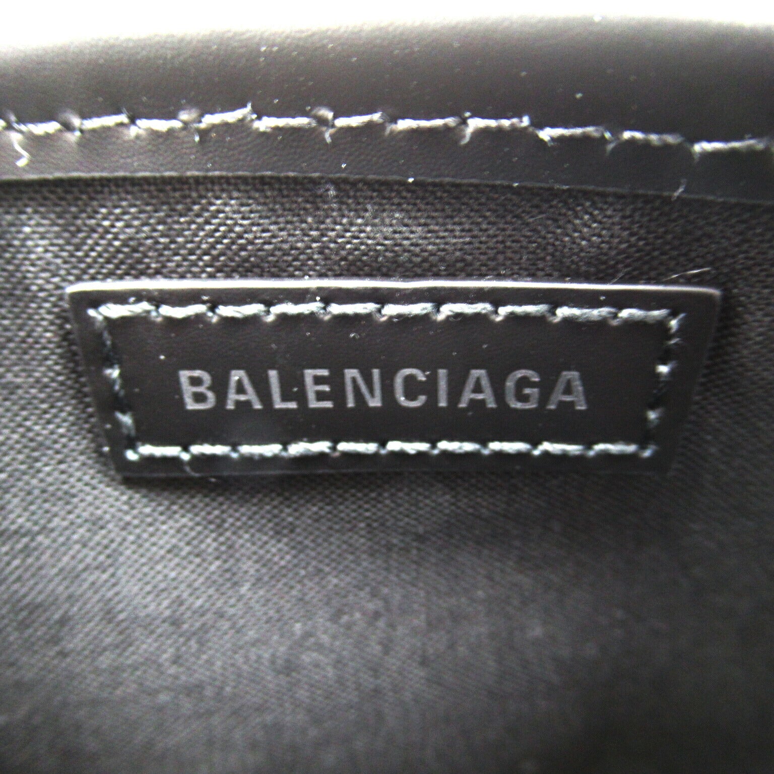 Balenciaga Navy Cabas XS AJ Canvas Shoulder Bag