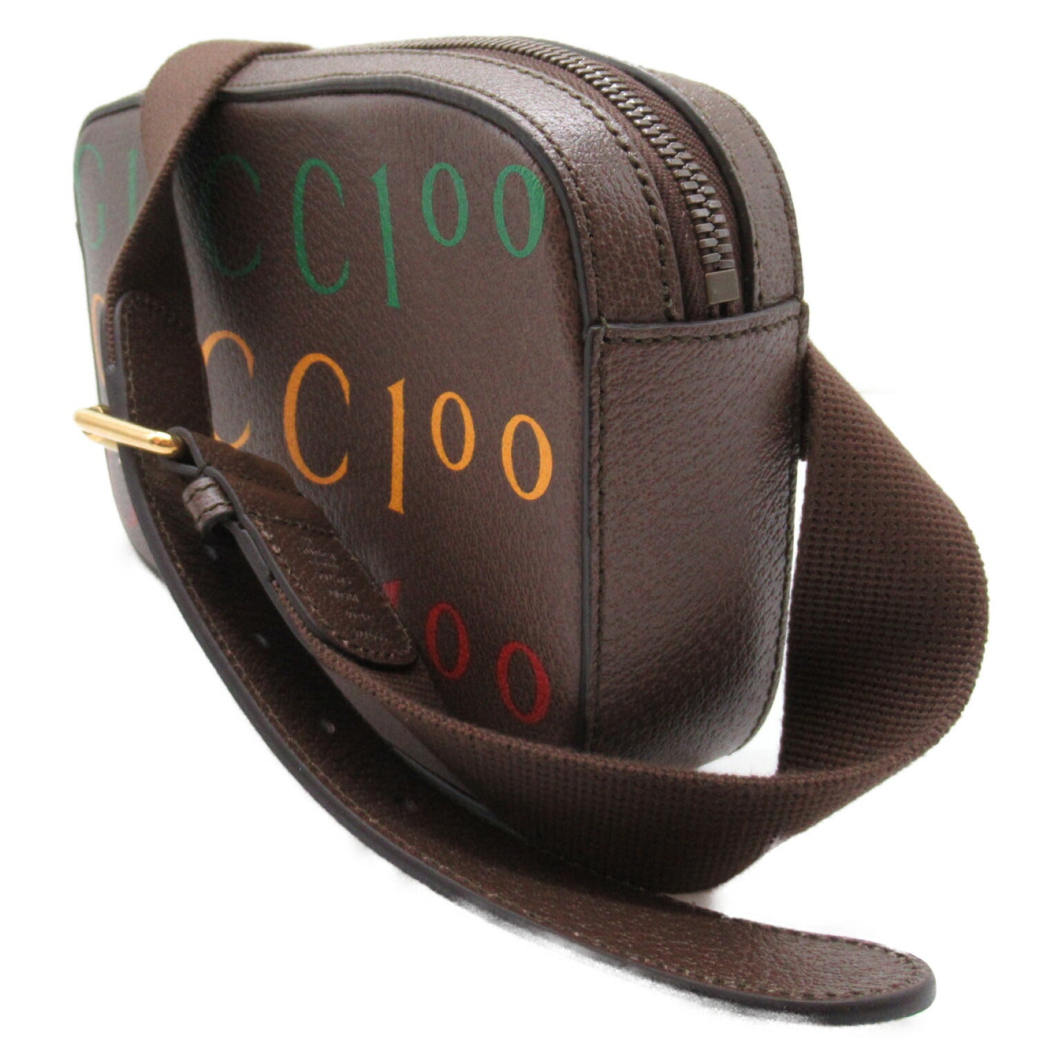 Gucci Leather Waist Bag Body Bag Brown