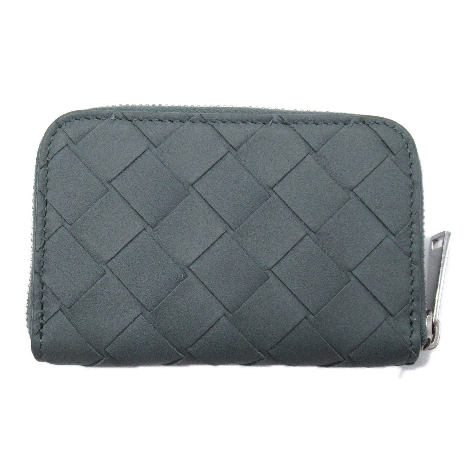 Bottega Veneta Leather Intrecciato Coin Case