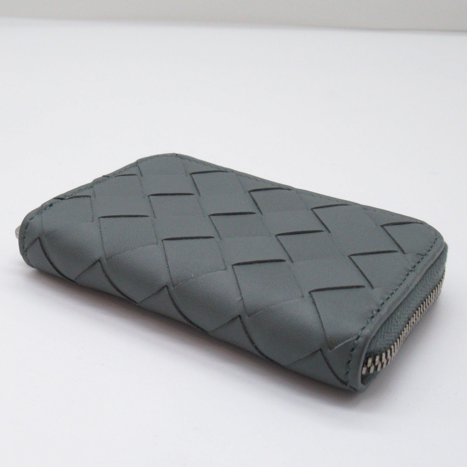 Bottega Veneta Leather Intrecciato Coin Case