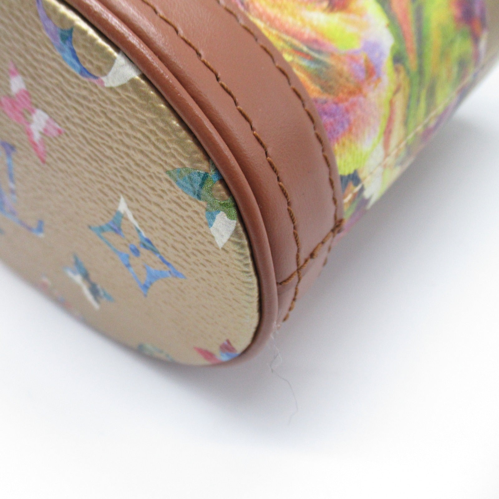 Louis Vuitton Nano Bucket Shoulder Bag Floral Monogram