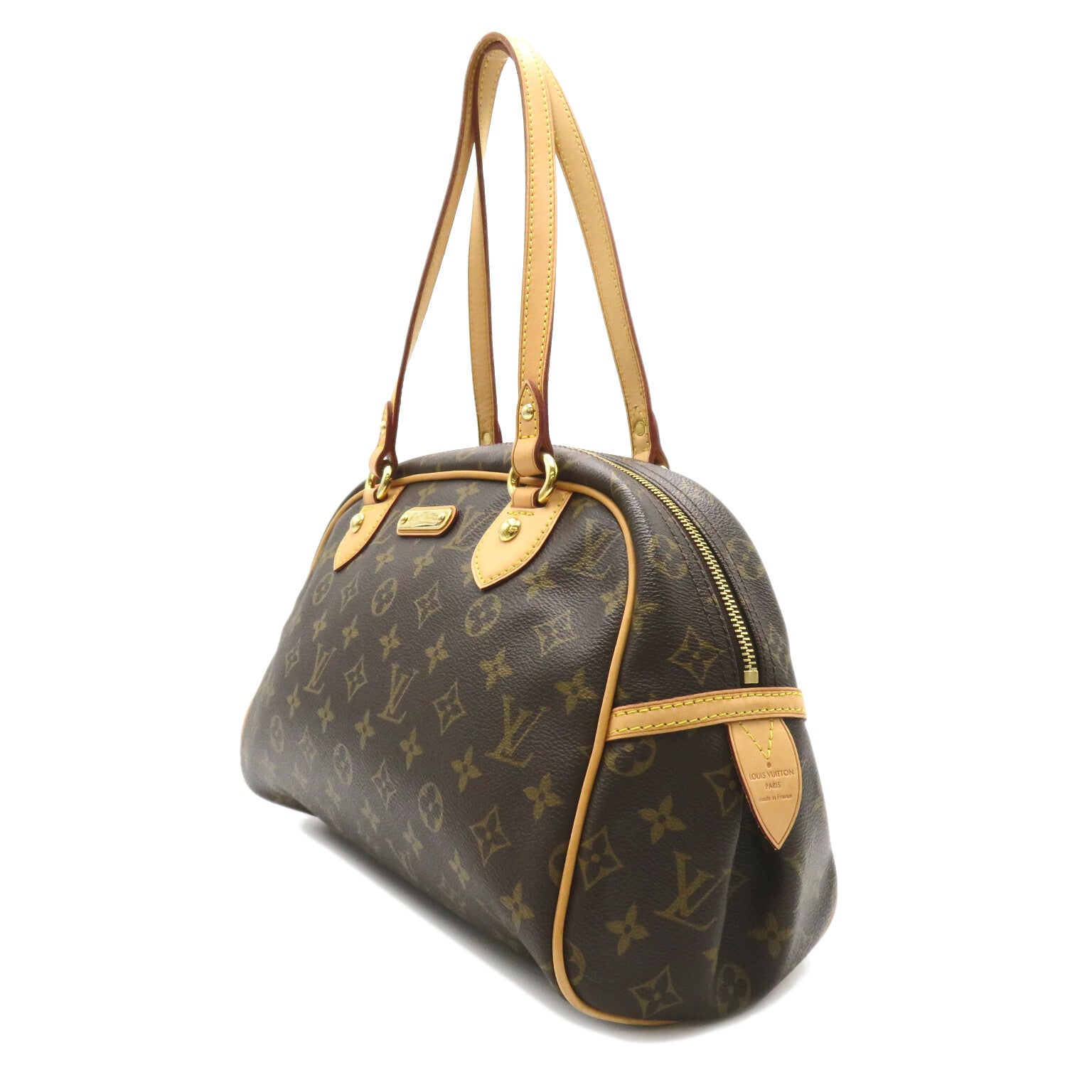 Louis Vuitton Montorgueil PM Shoulder Bag Brown