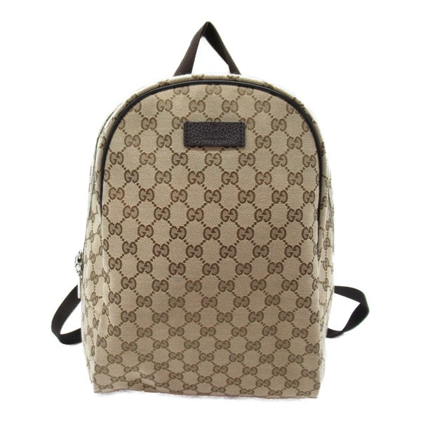 Gucci GG Canvas Backpack Canvas Backpack 449906 in Very Good Condition