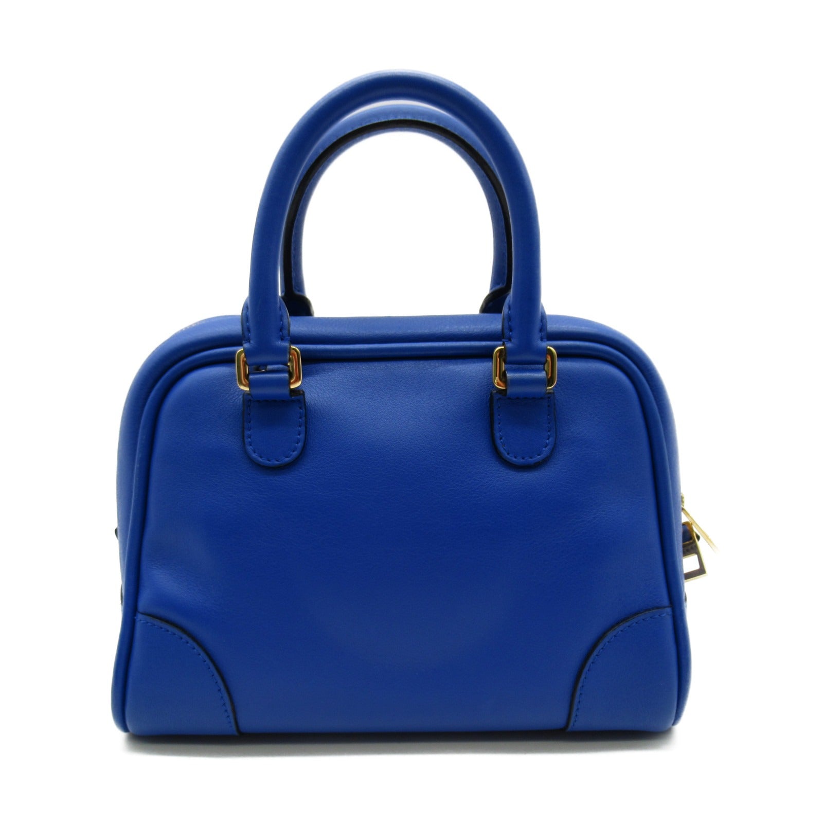 Loewe Amazona 75 Lambskin Handbag Blue