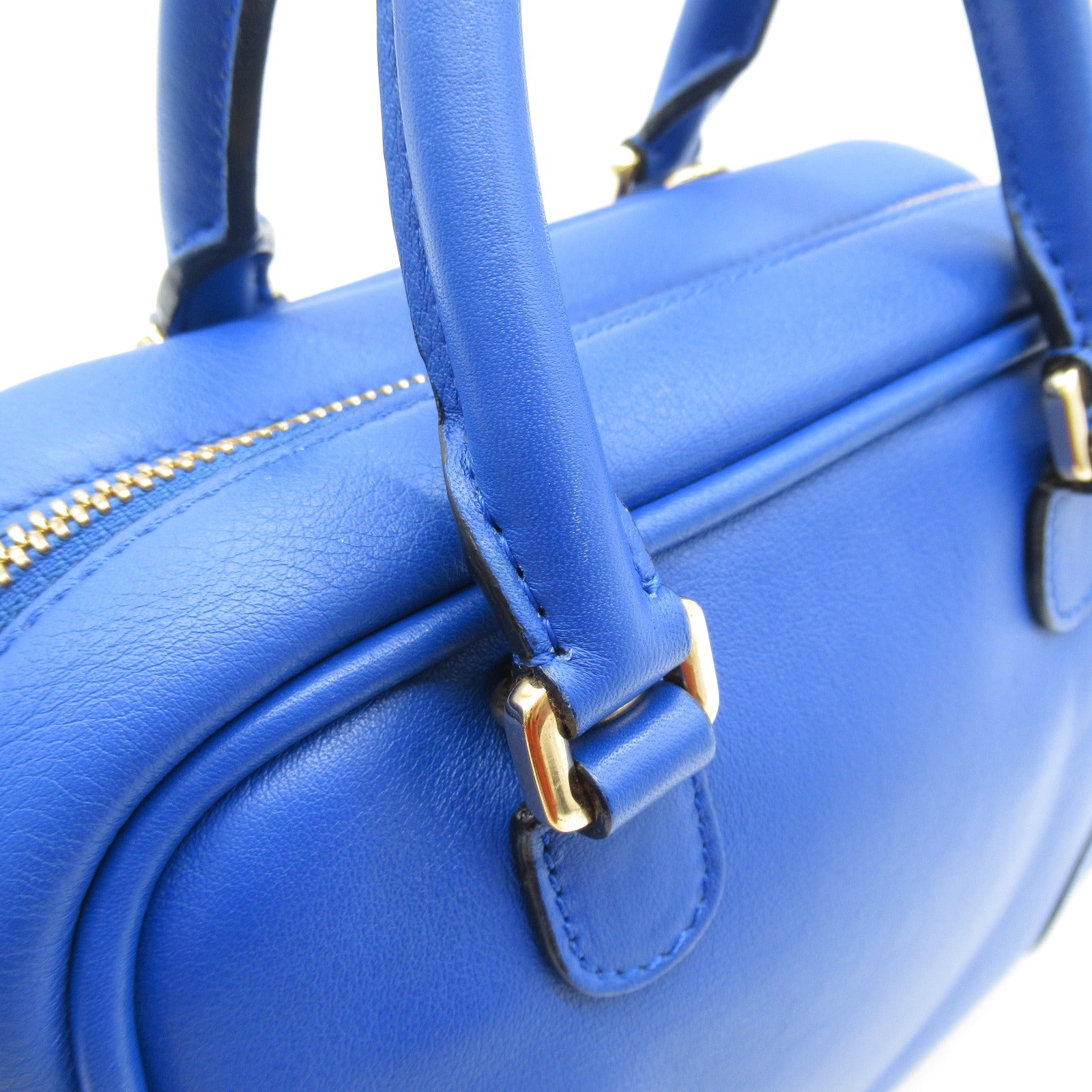 Loewe Amazona 75 Lambskin Handbag Blue