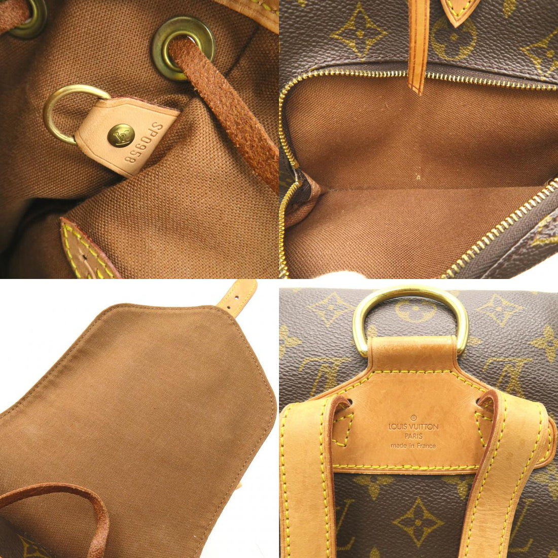 Louis Vuitton Monogram Montsouris MM Backpack M51137