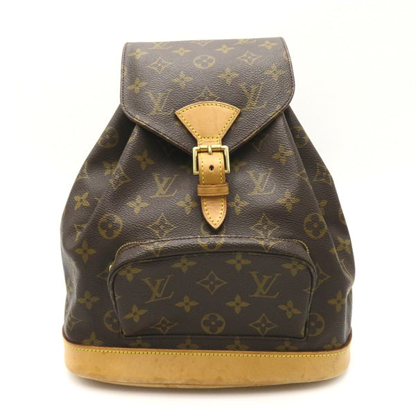 Louis Vuitton Monogram Montsouris MM Canvas Backpack in Good Condition