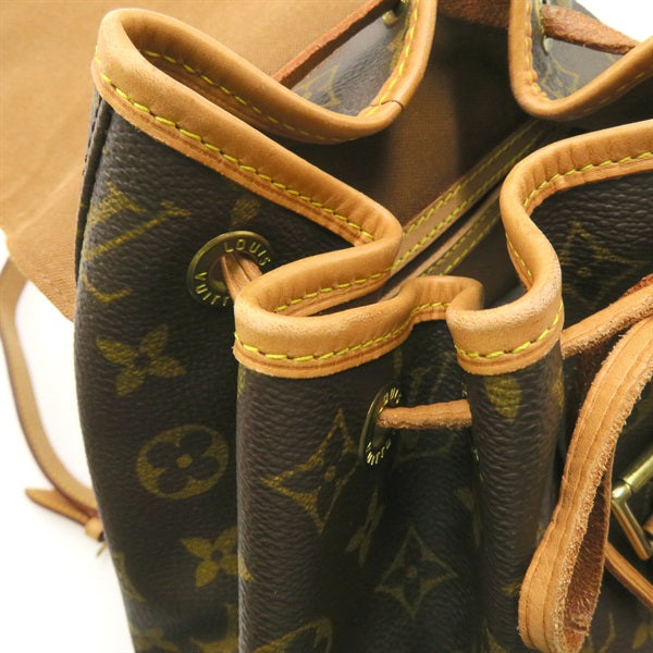 Louis Vuitton Monogram Montsouris MM Canvas Backpack in Good Condition