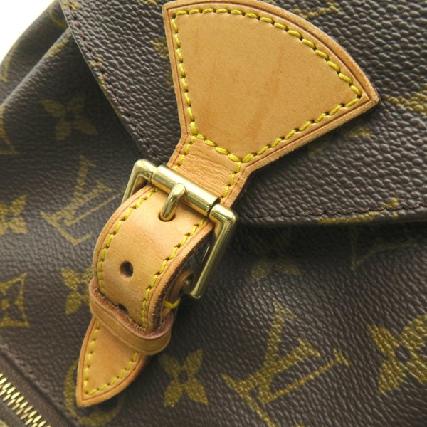 Louis Vuitton Monogram Montsouris MM Canvas Backpack in Good Condition