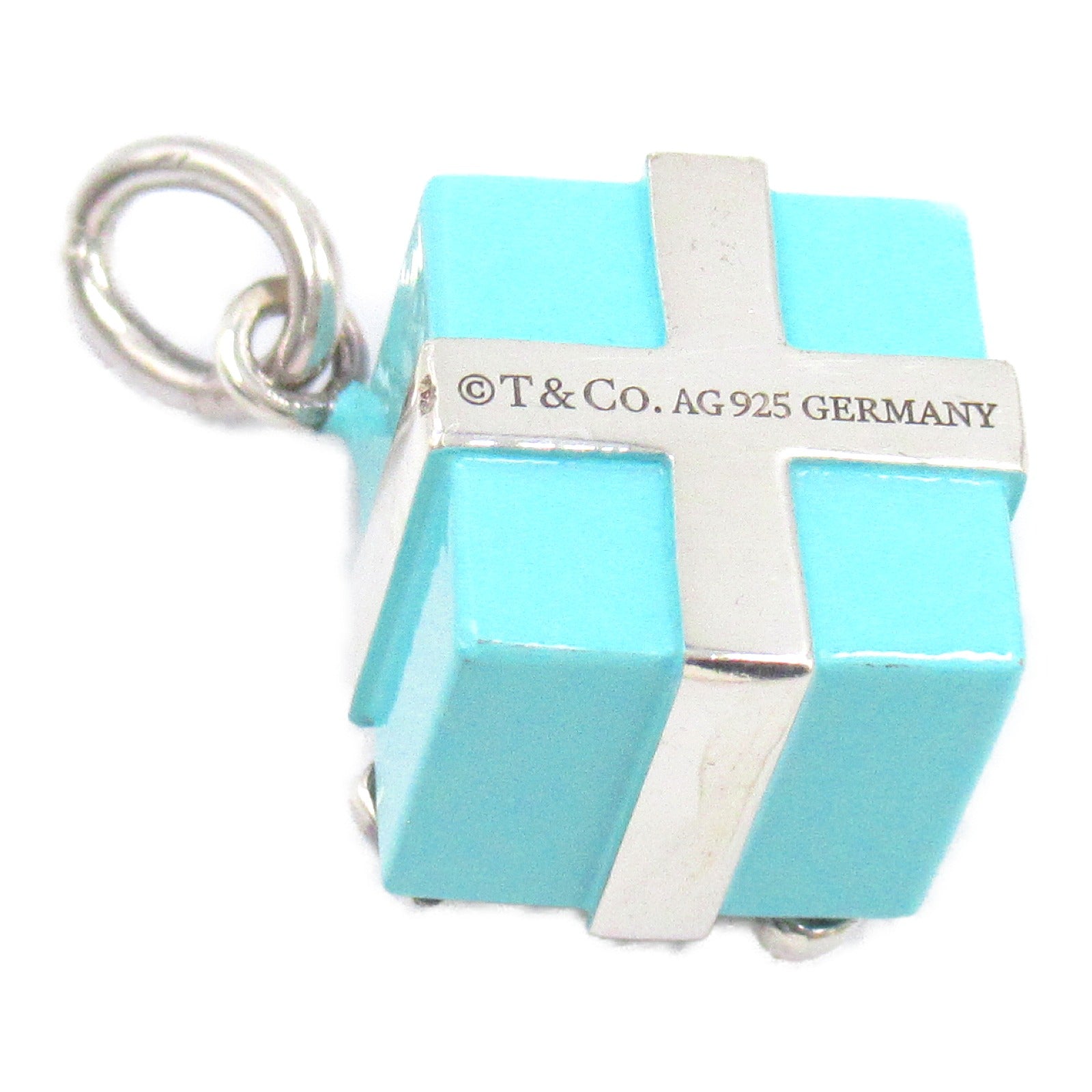 Tiffany & Co Blue Box Charm Pendant Silver 925