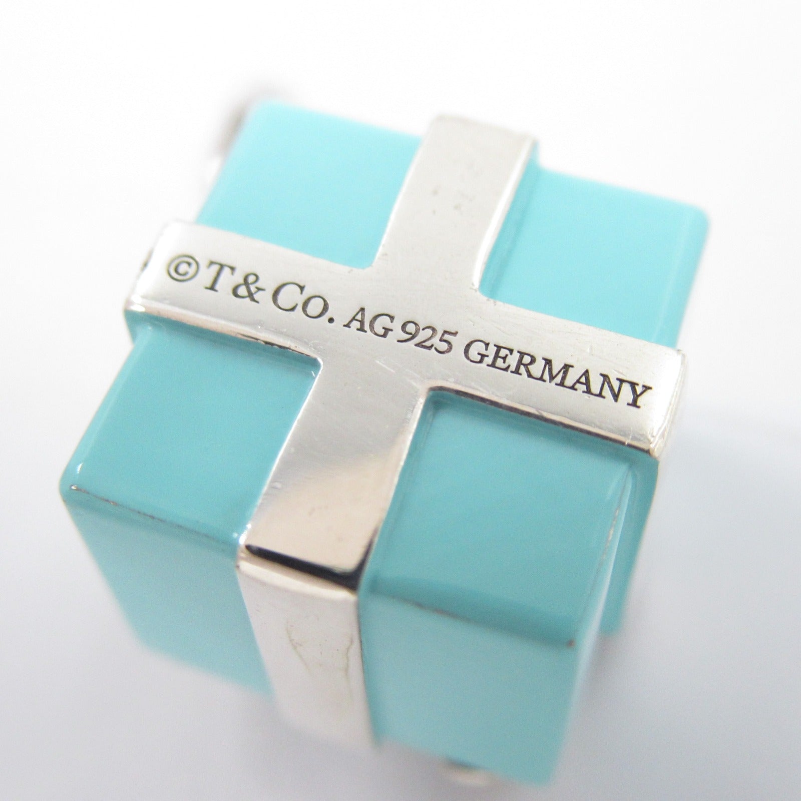 Tiffany & Co Blue Box Charm Pendant Silver 925