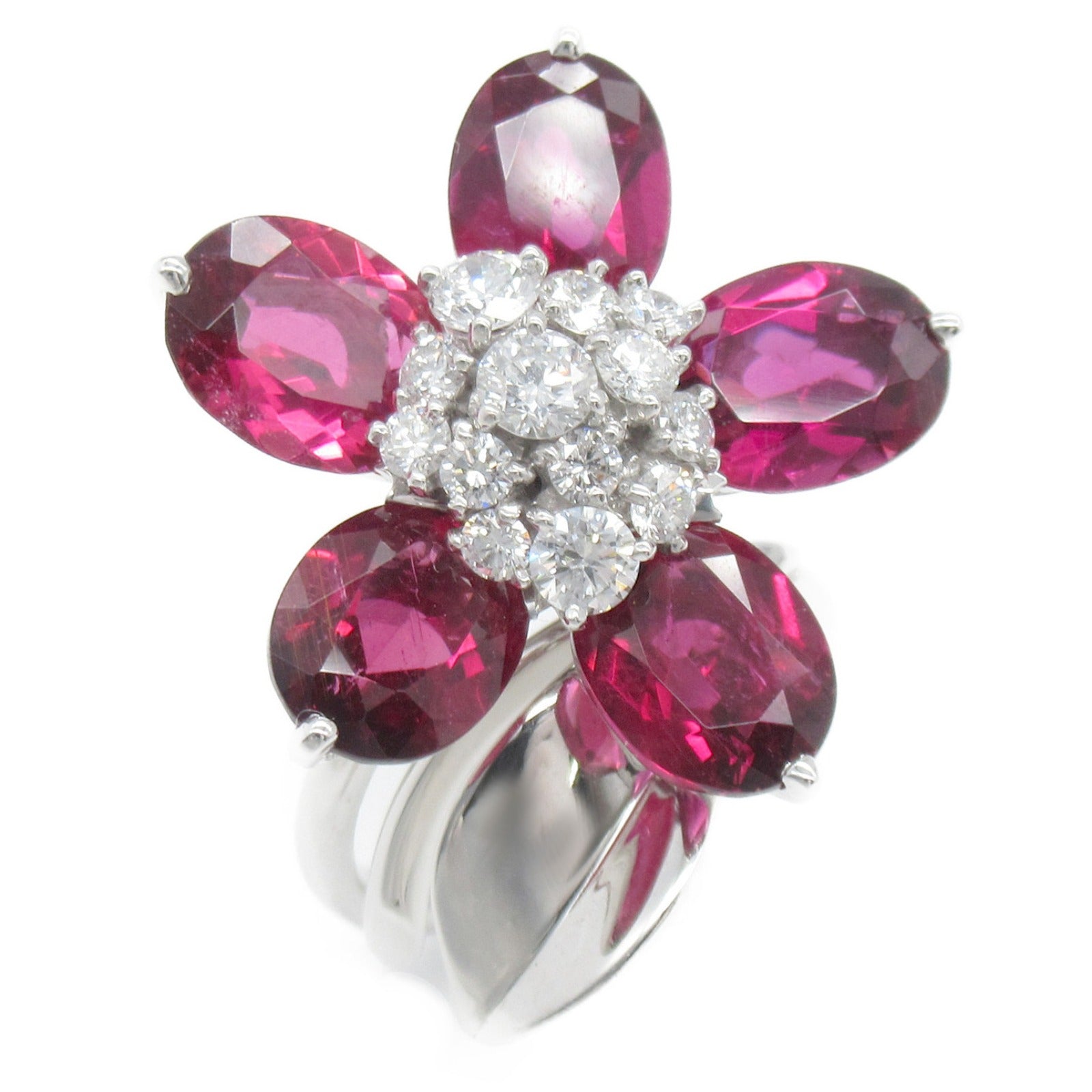 Van Cleef & Arpels Tourmaline Diamond Ring K18WG