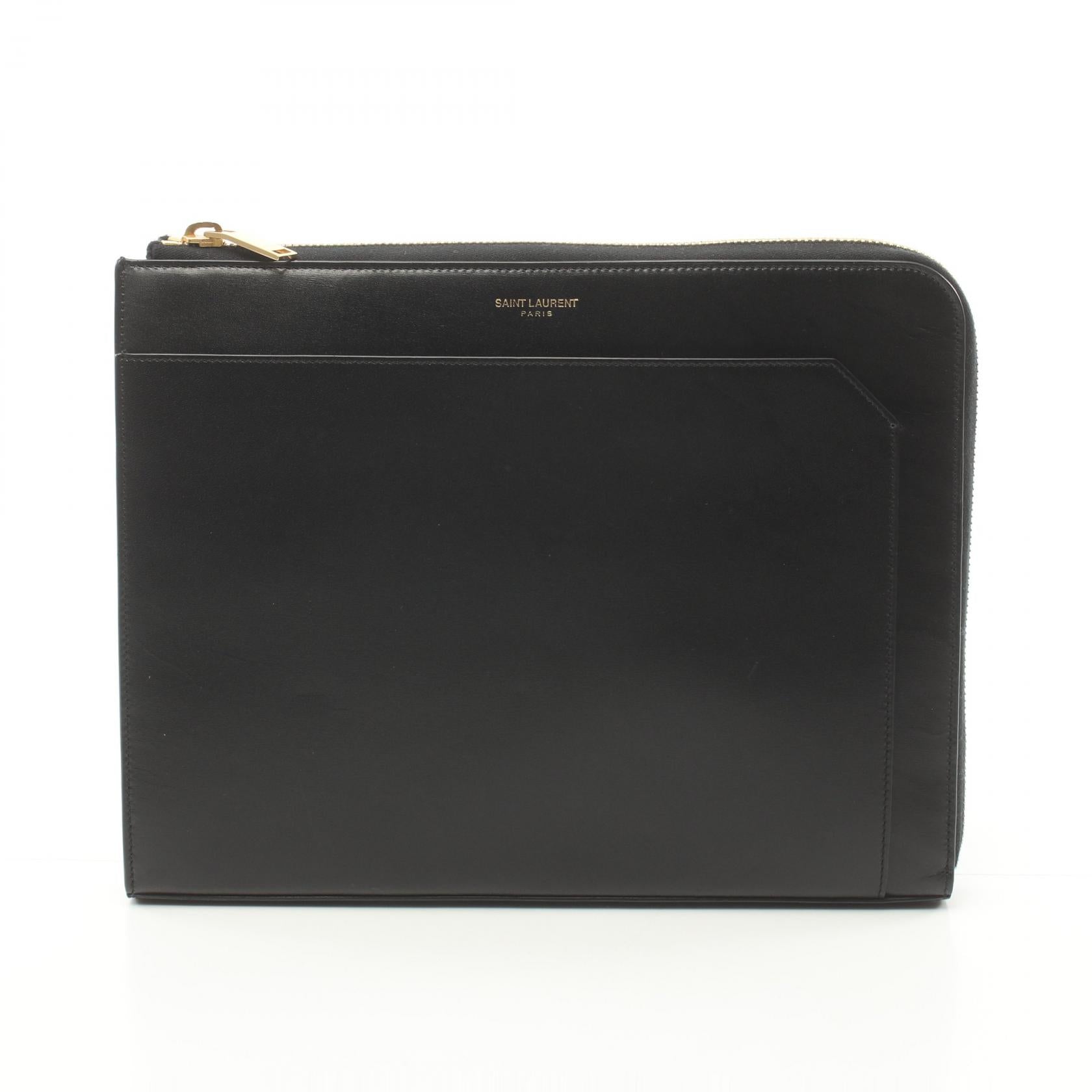 Yves Saint Laurent Leather Clutch Bag