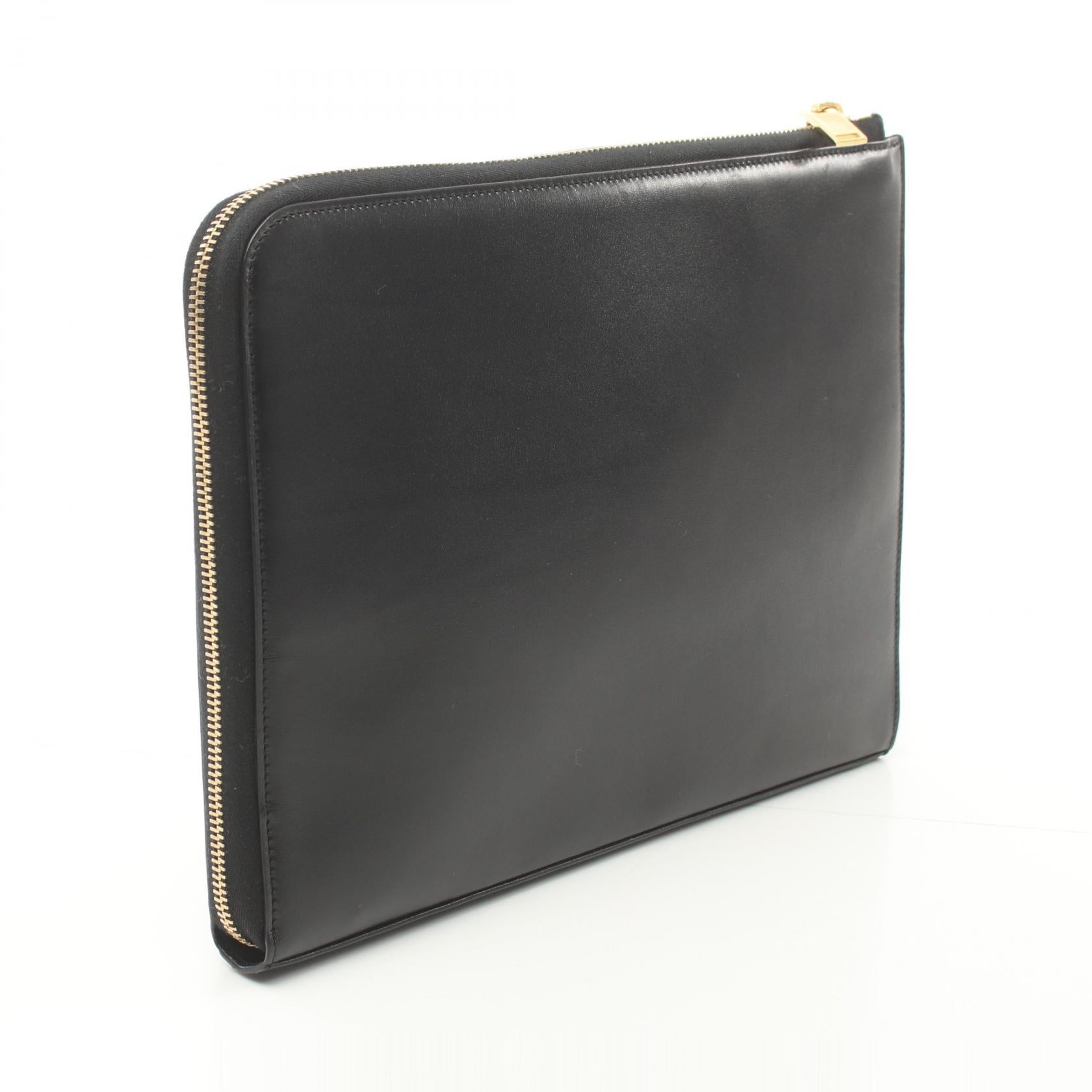 Yves Saint Laurent Leather Clutch Bag