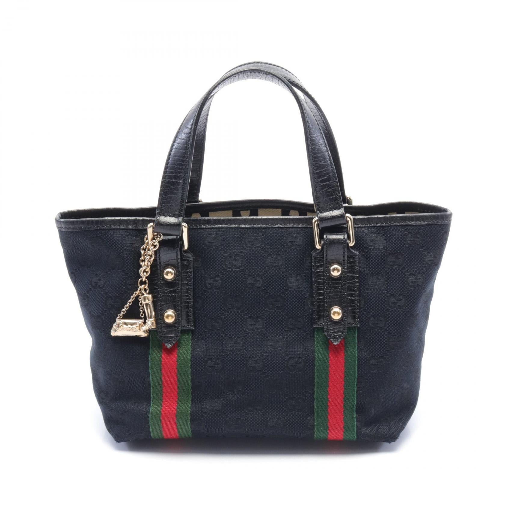 Gucci GG Canvas Sherry Line Tote Bag 139261