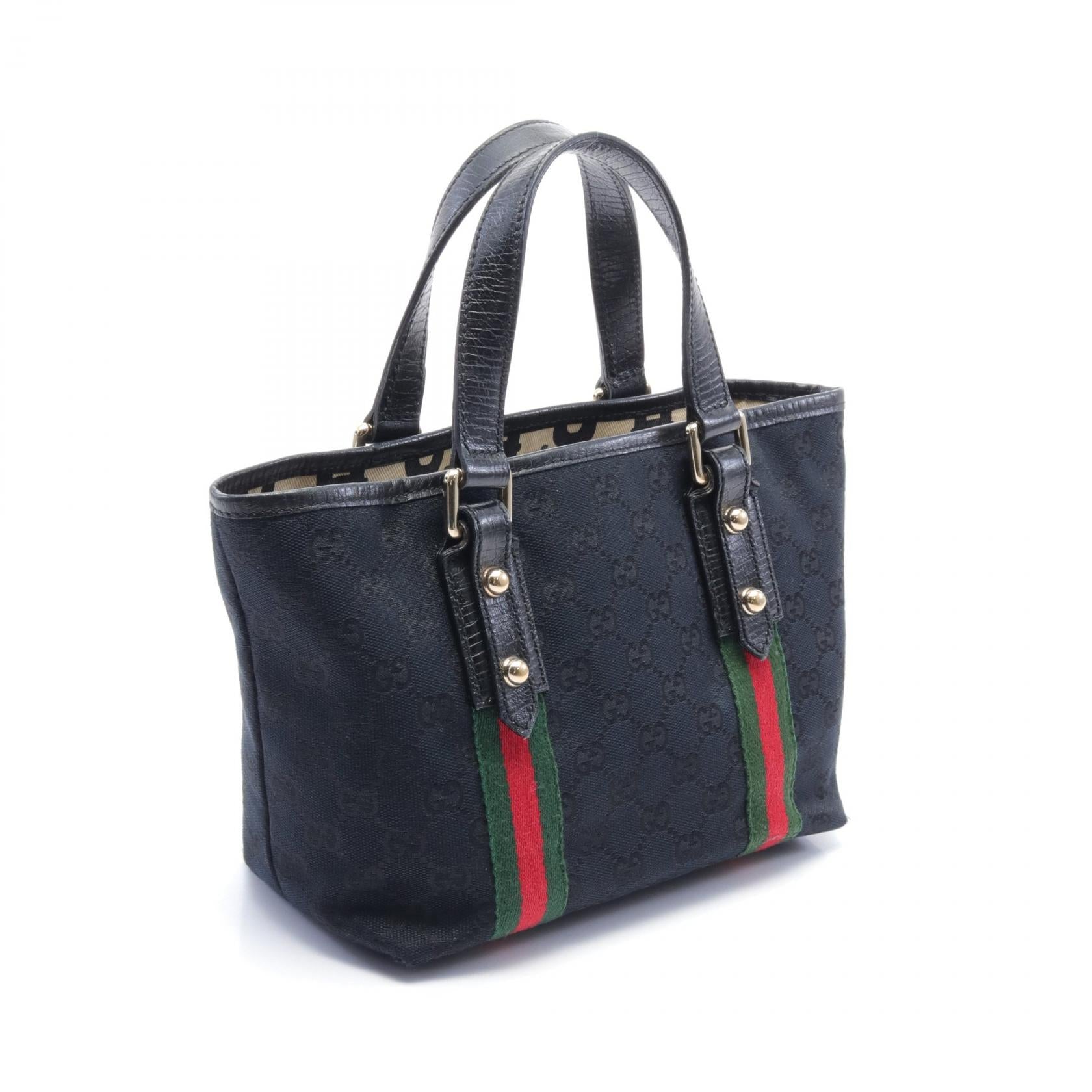 Gucci GG Canvas Sherry Line Tote Bag 139261