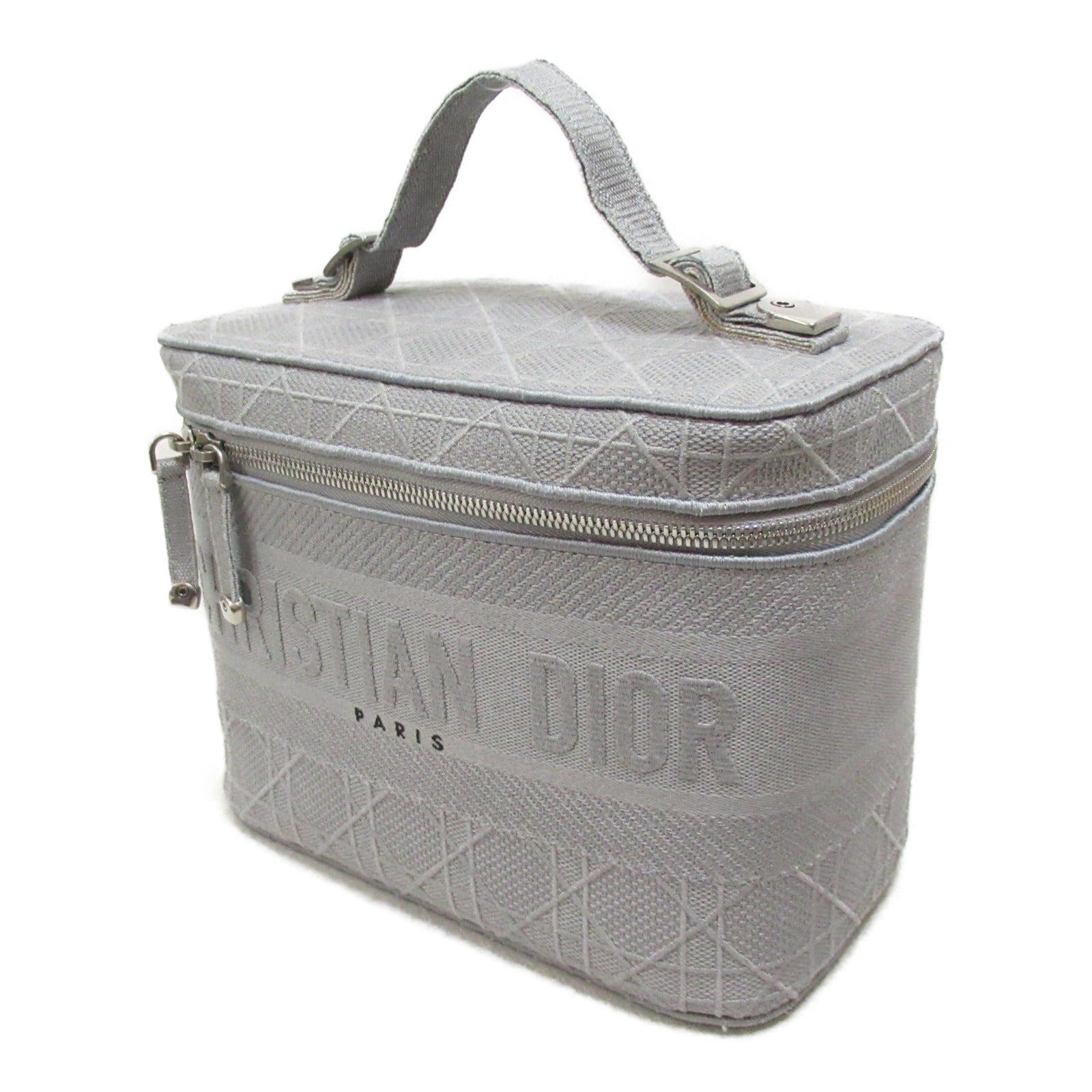 Dior Canvas Vanity Handbag Gray