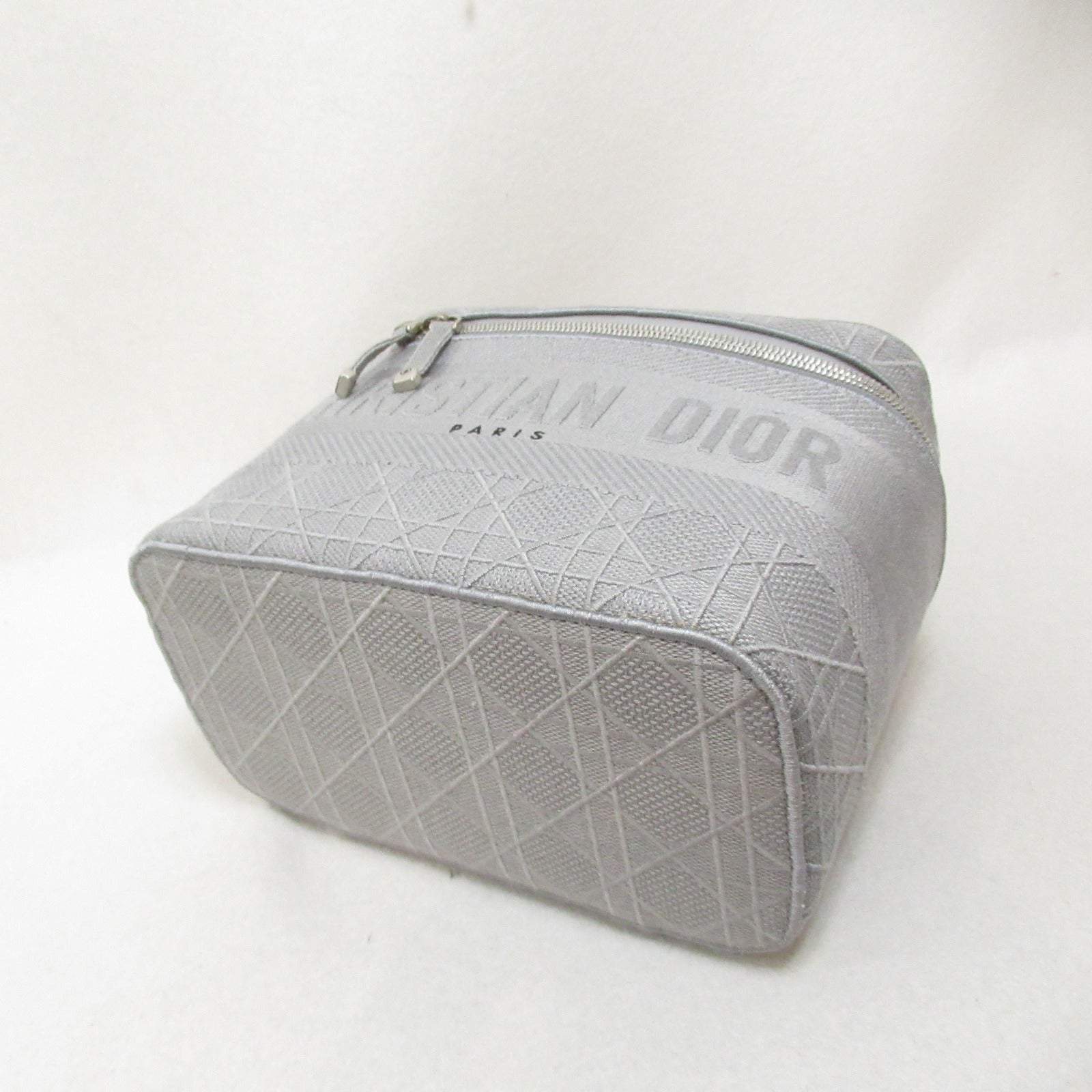 Dior Canvas Vanity Handbag Gray