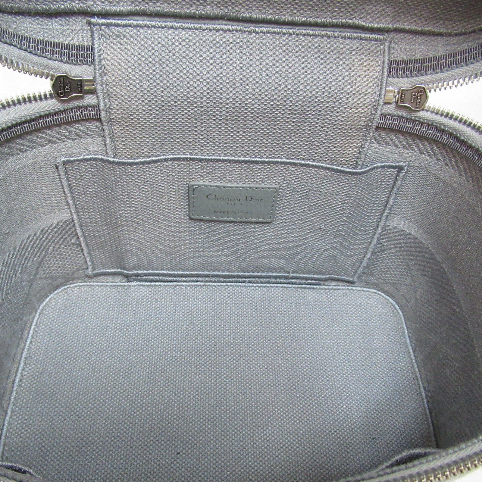 Dior Canvas Vanity Handbag Gray