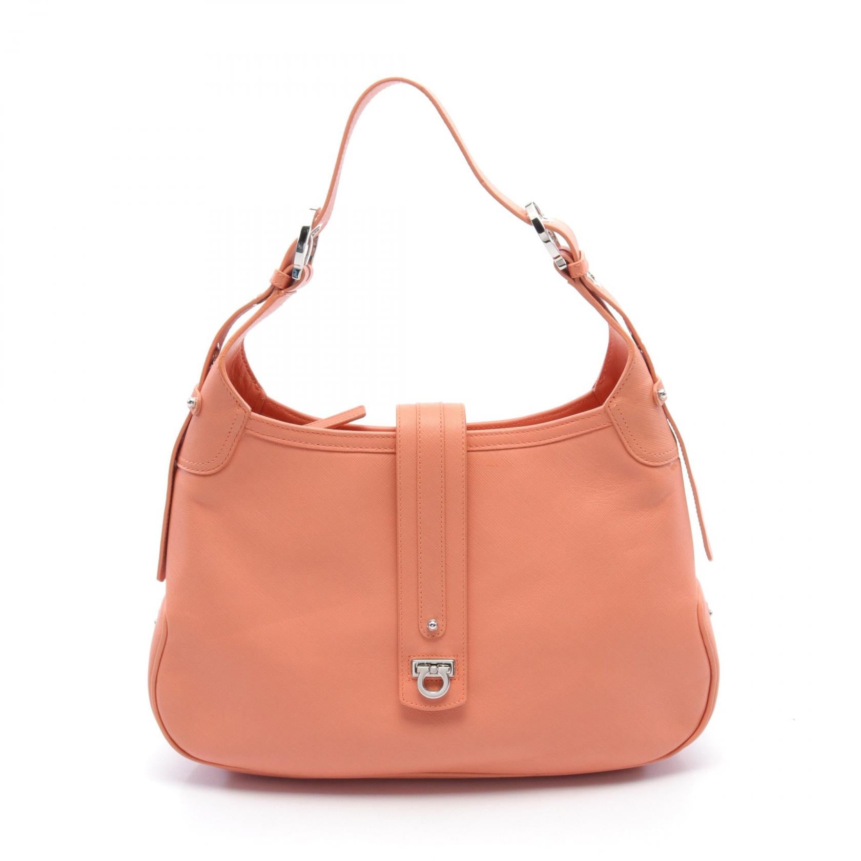 Salvatore Ferragamo Leather Gancini Shoulder Bag