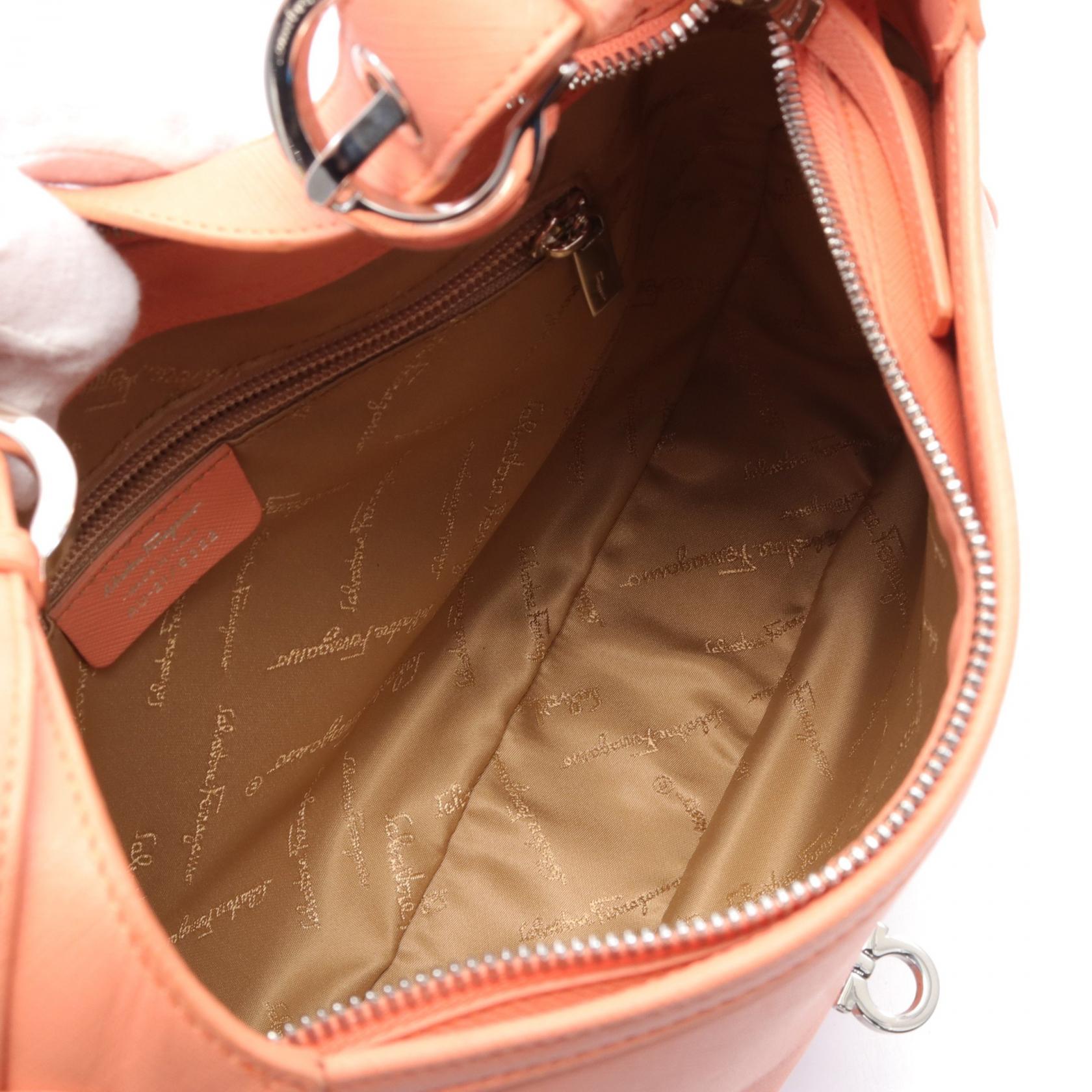 Salvatore Ferragamo Leather Gancini Shoulder Bag