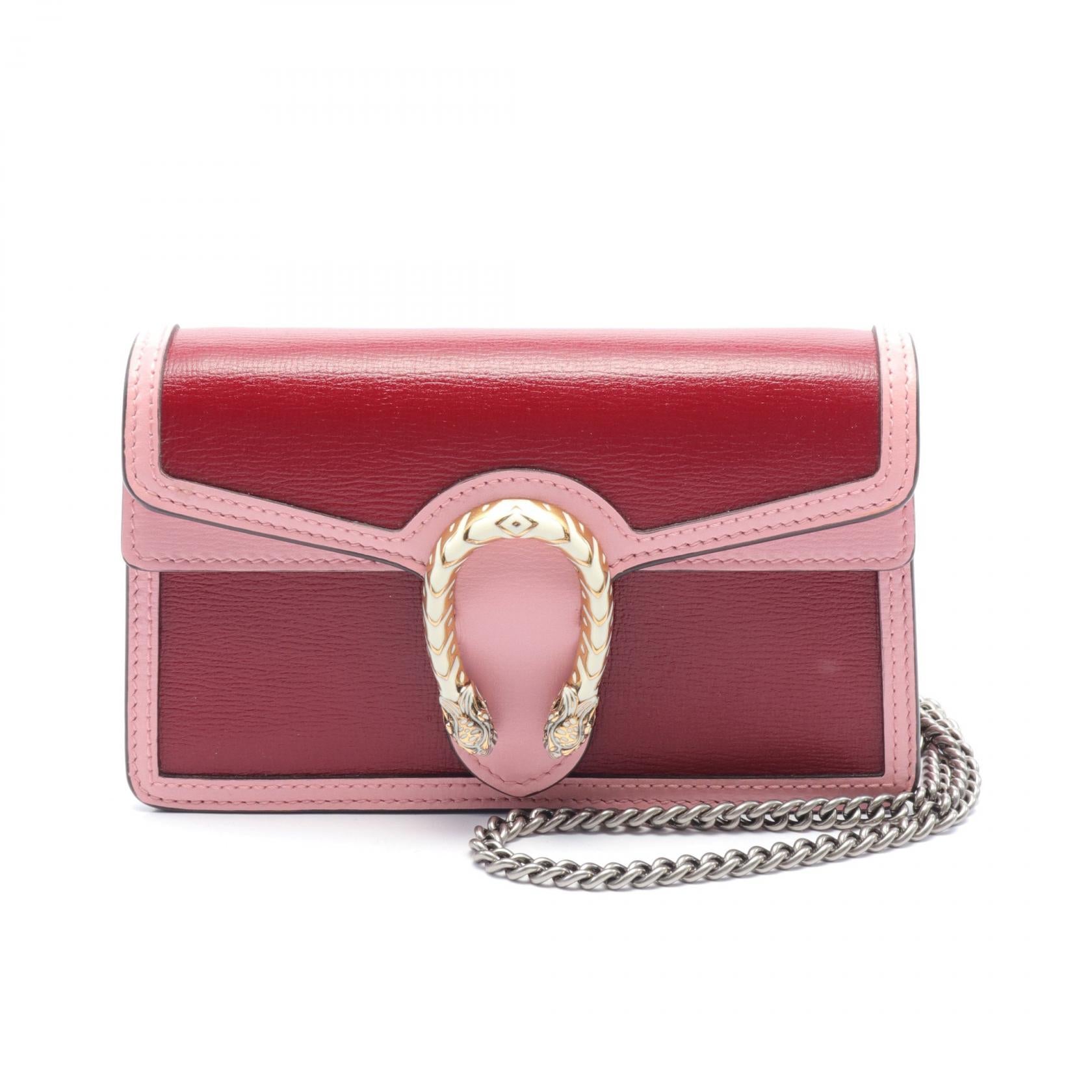 Gucci Dionysus Super Mini Leather Shoulder Bag