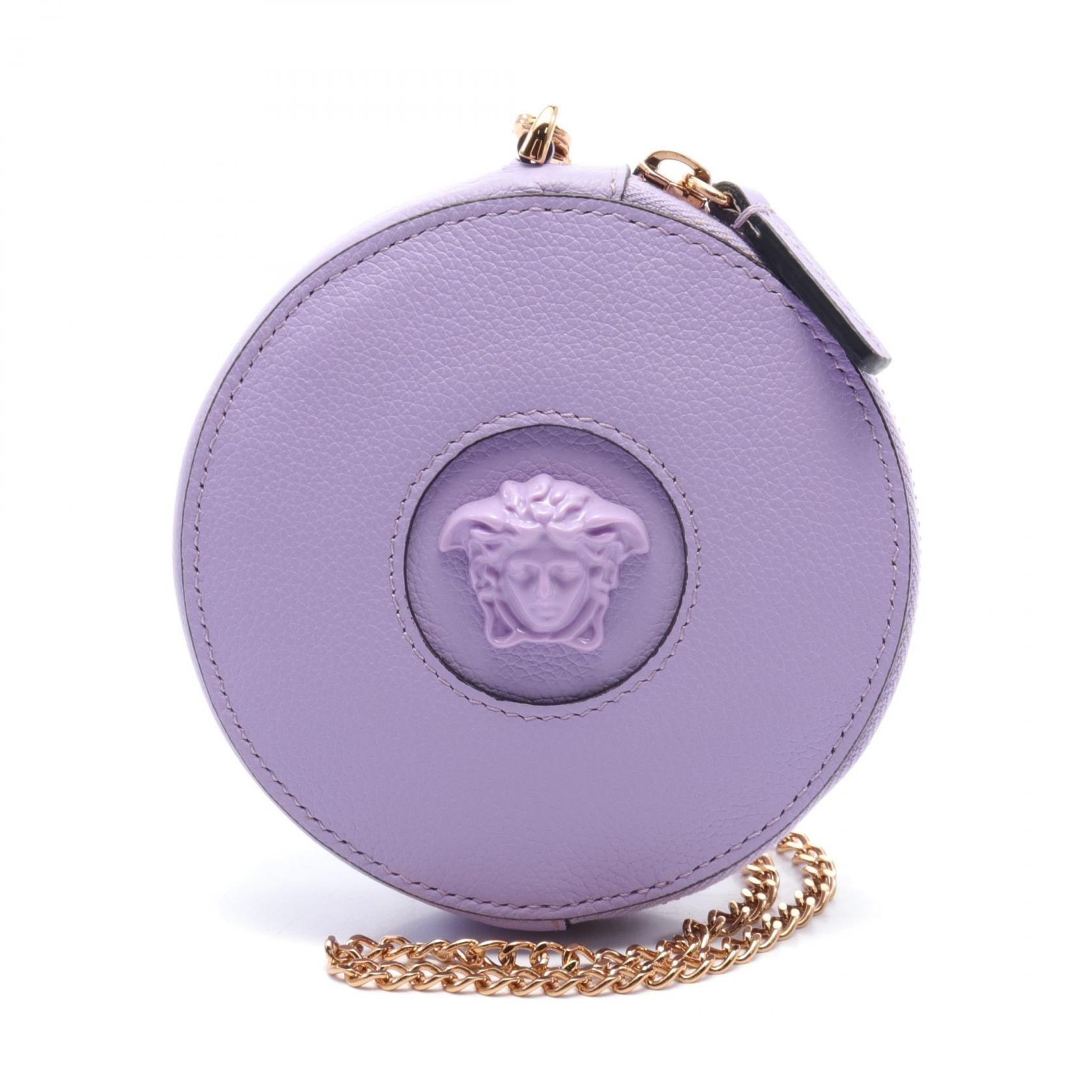 Versace Medusa Leather Pouch Clutch