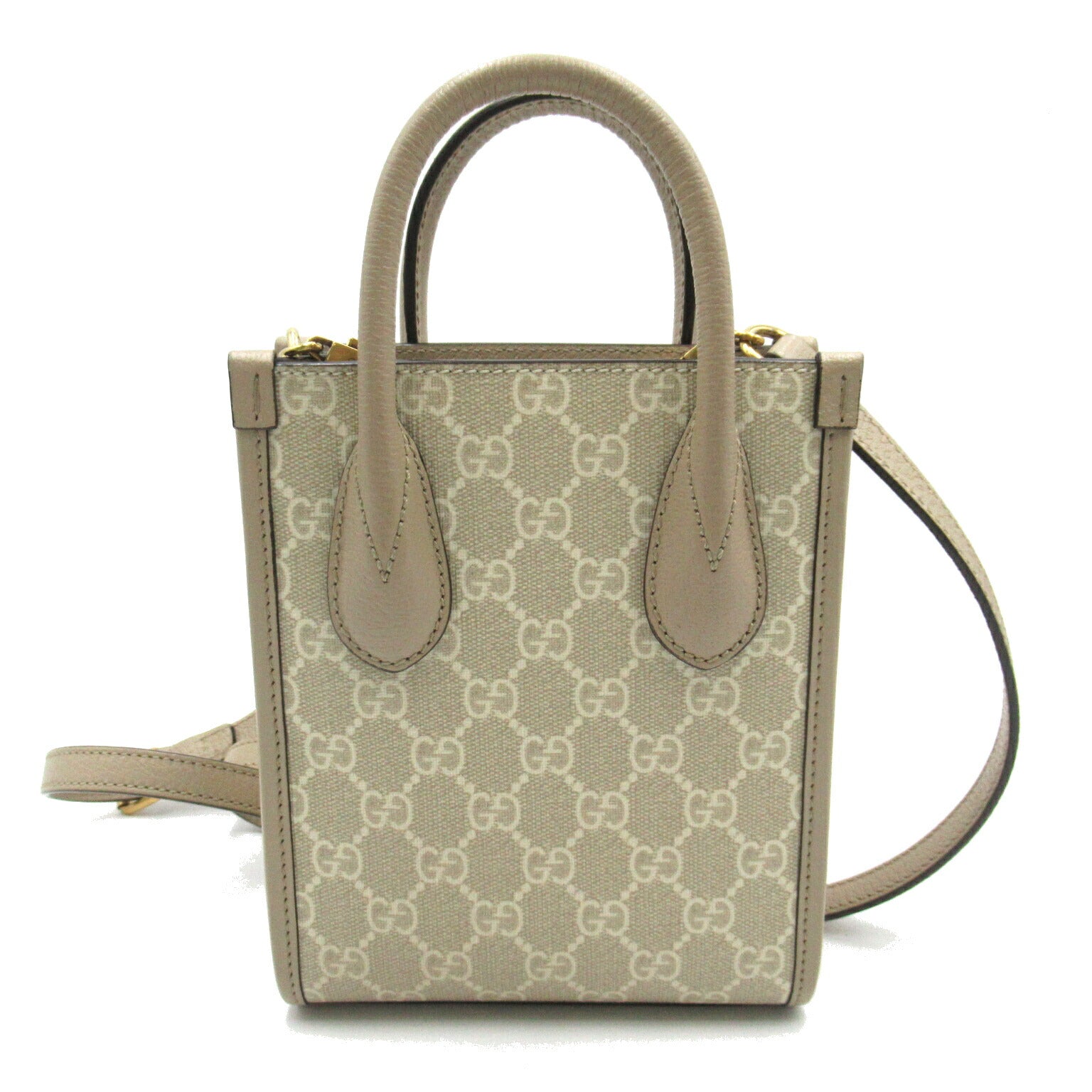 Gucci Interlocking G Mini Tote Bag PVC Canvas