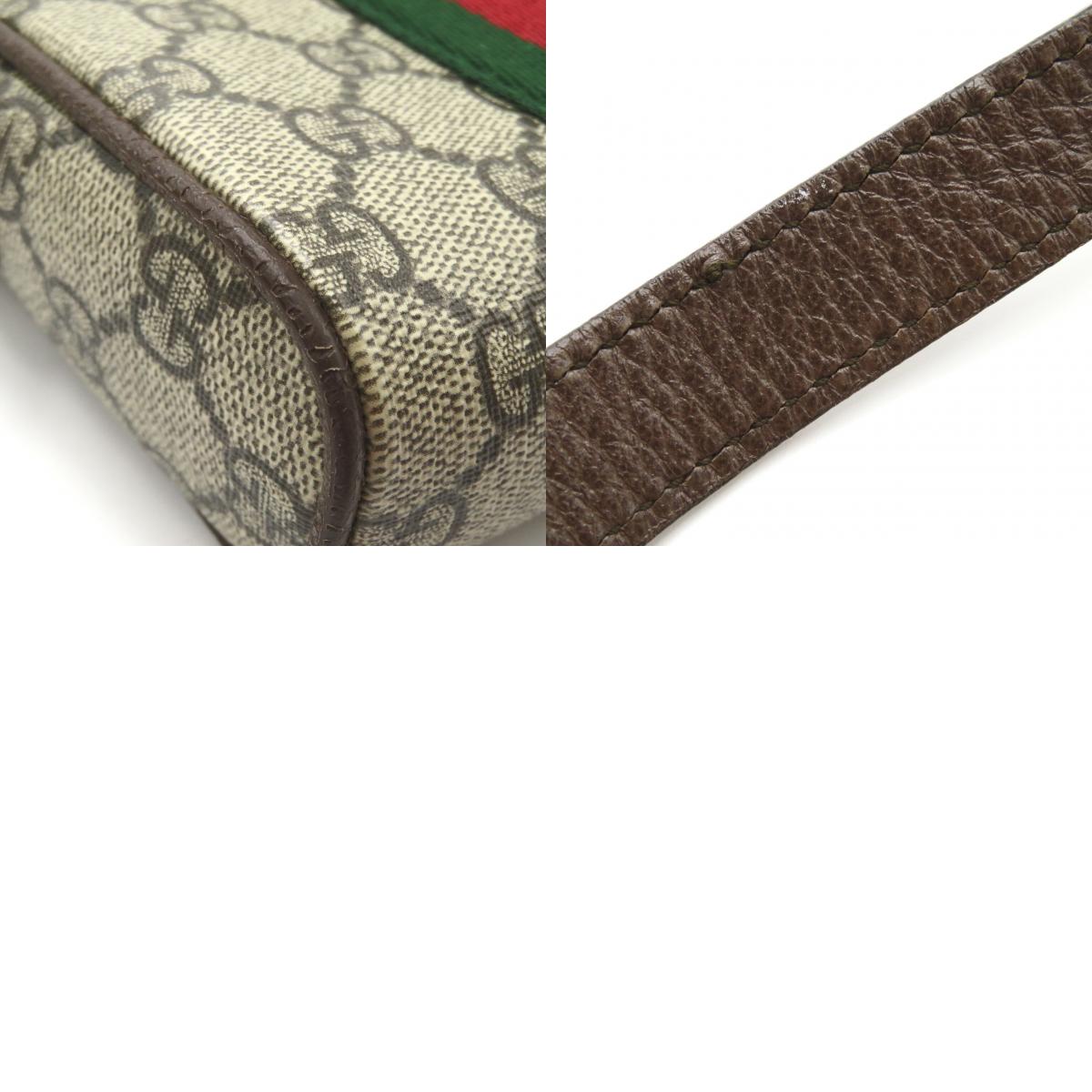 Gucci GG Supreme Shoulder Bag Beige/Brown