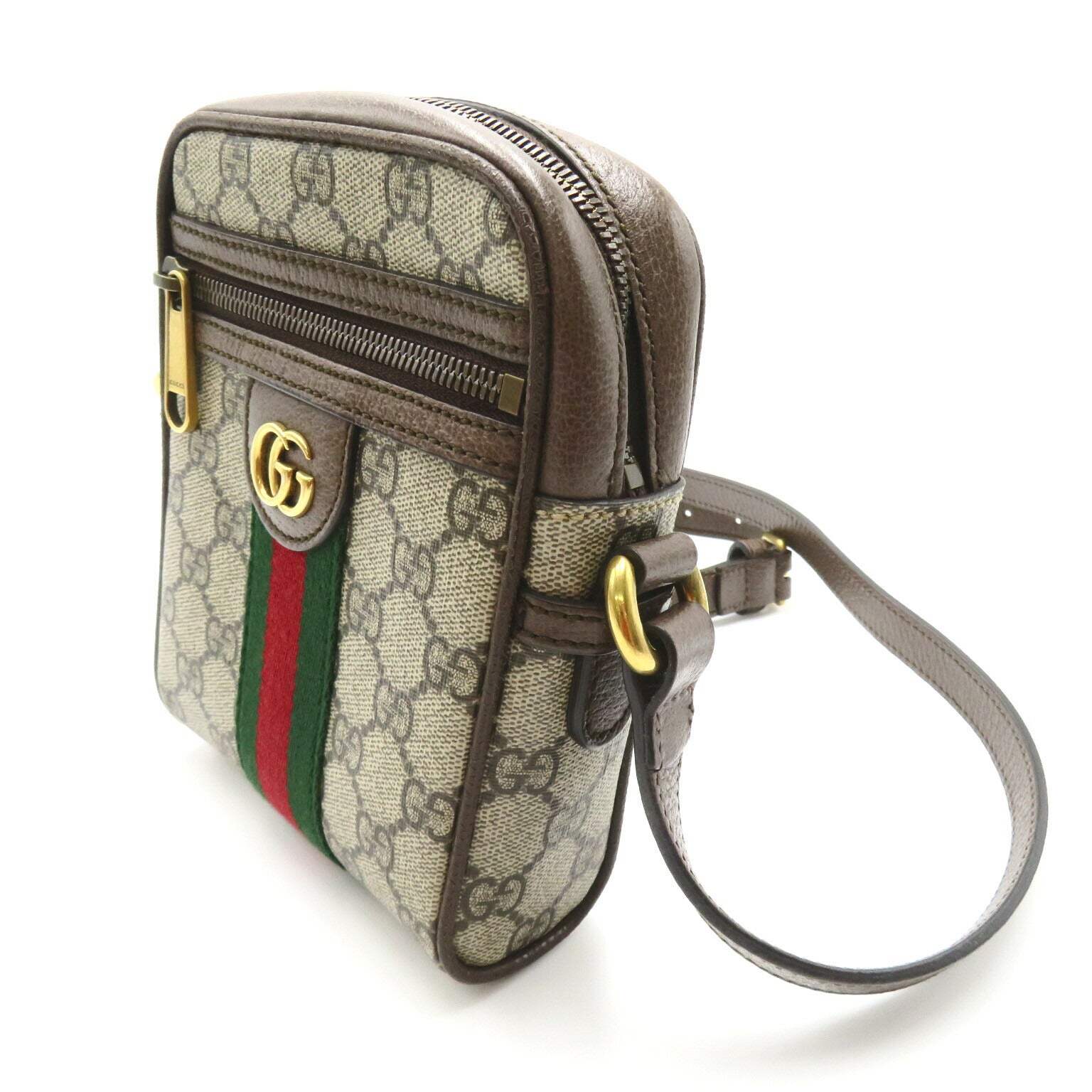 Gucci GG Supreme Shoulder Bag Beige/Brown