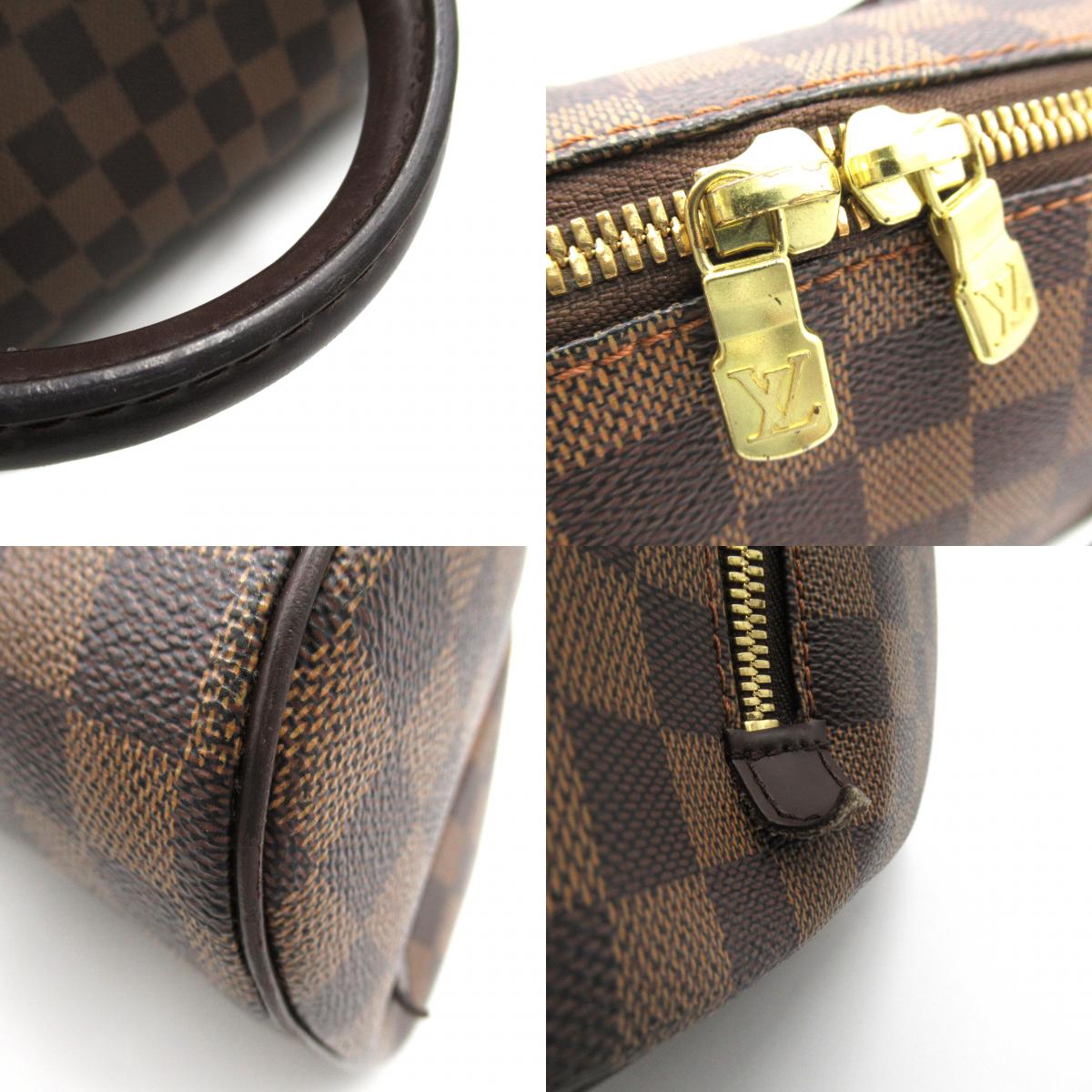 Louis Vuitton Damier Ribera MM Handbag Brown