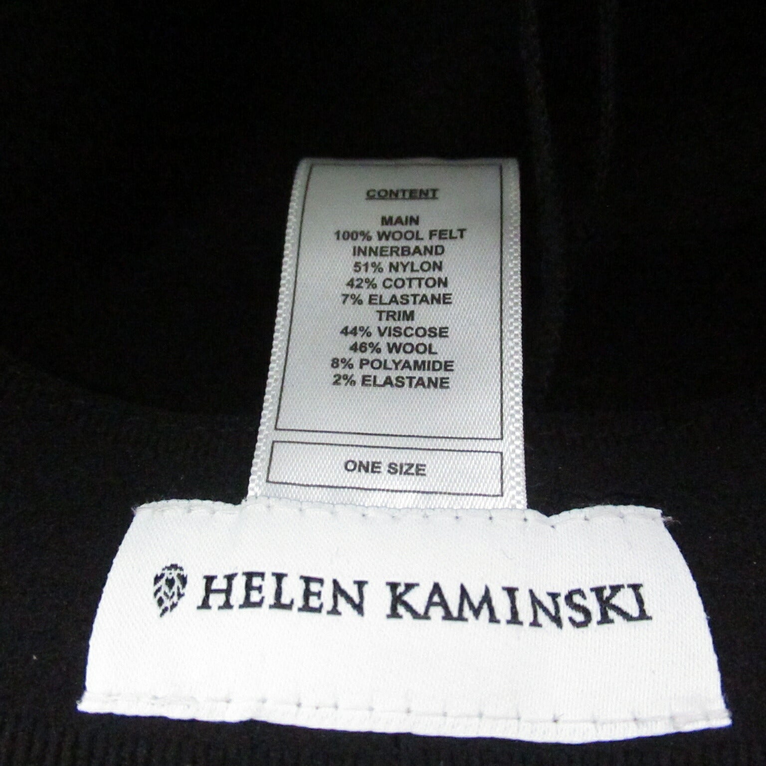 HELEN KAMINSKI Wool Hat Black