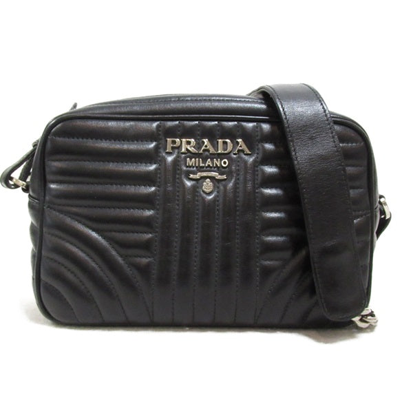 Prada Leather Chain Crossbody Bag Leather Crossbody Bag in Very Good Condition