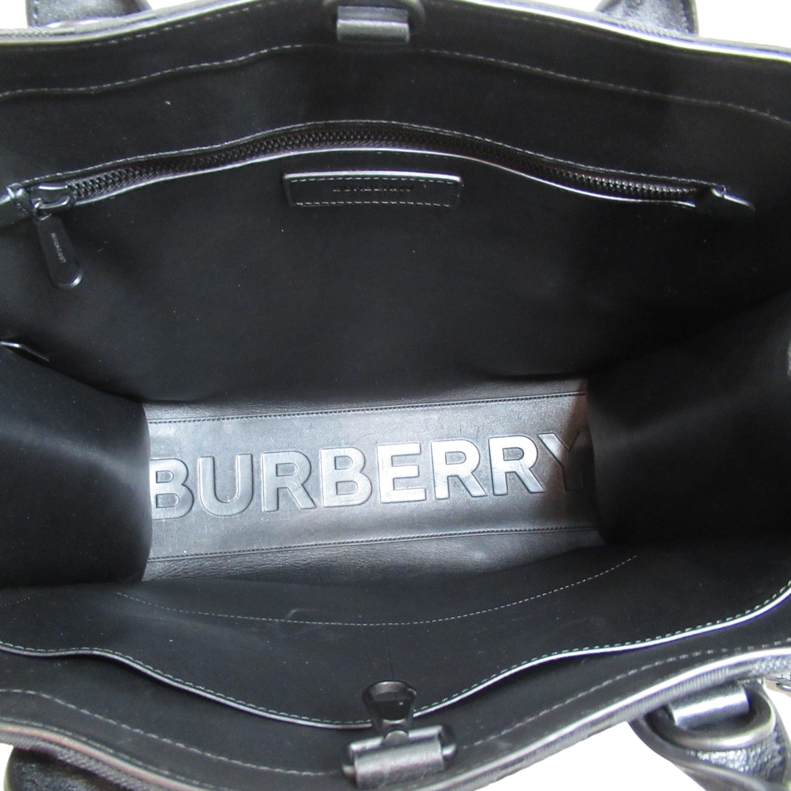 Burberry Nylon 2way Tote Bag Black