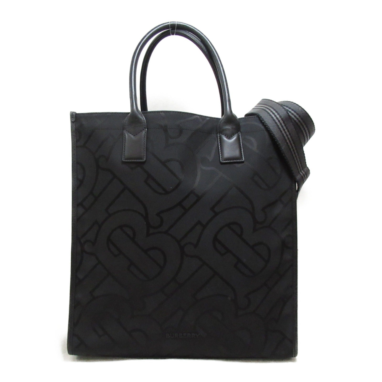 Burberry Nylon 2way Tote Bag Black