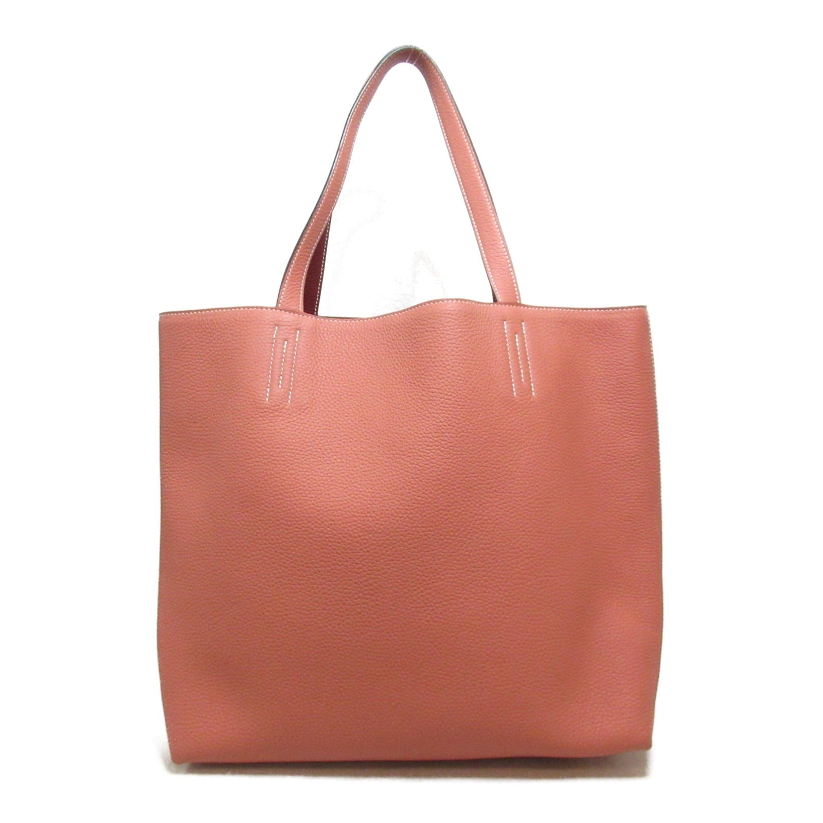 Hermes Double Sens 45 Leather Tote Bag 062270CA in Great Condition