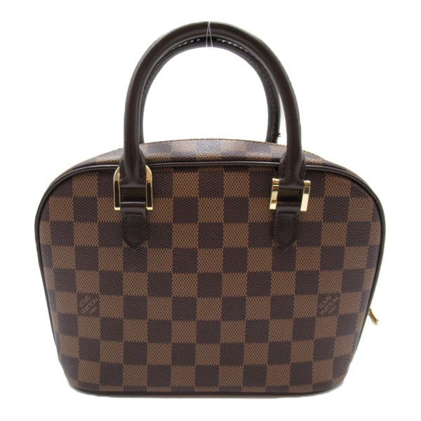 Louis Vuitton Damier Ebene Sarria Mini Canvas Handbag N51286 in Great Condition