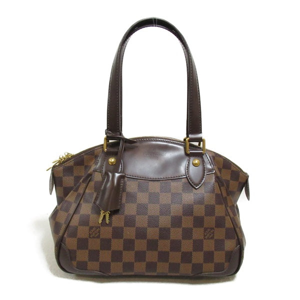 Louis Vuitton Damier Ebene Verona PM Canvas Crossbody Bag N41117 in Very Good Condition