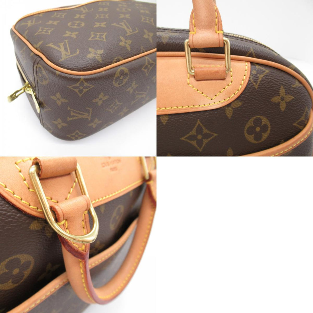 Louis Vuitton Trouville Handbag Monogram Brown