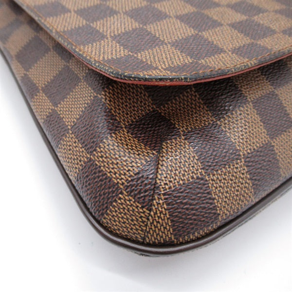 Louis Vuitton Damier Ebene Musette Salsa Long Strap Canvas Crossbody Bag N51300 in Great Condition