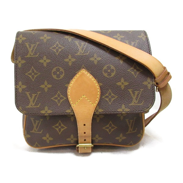 Louis Vuitton Cartouchiere MM Canvas Crossbody Bag M51253 in Good condition