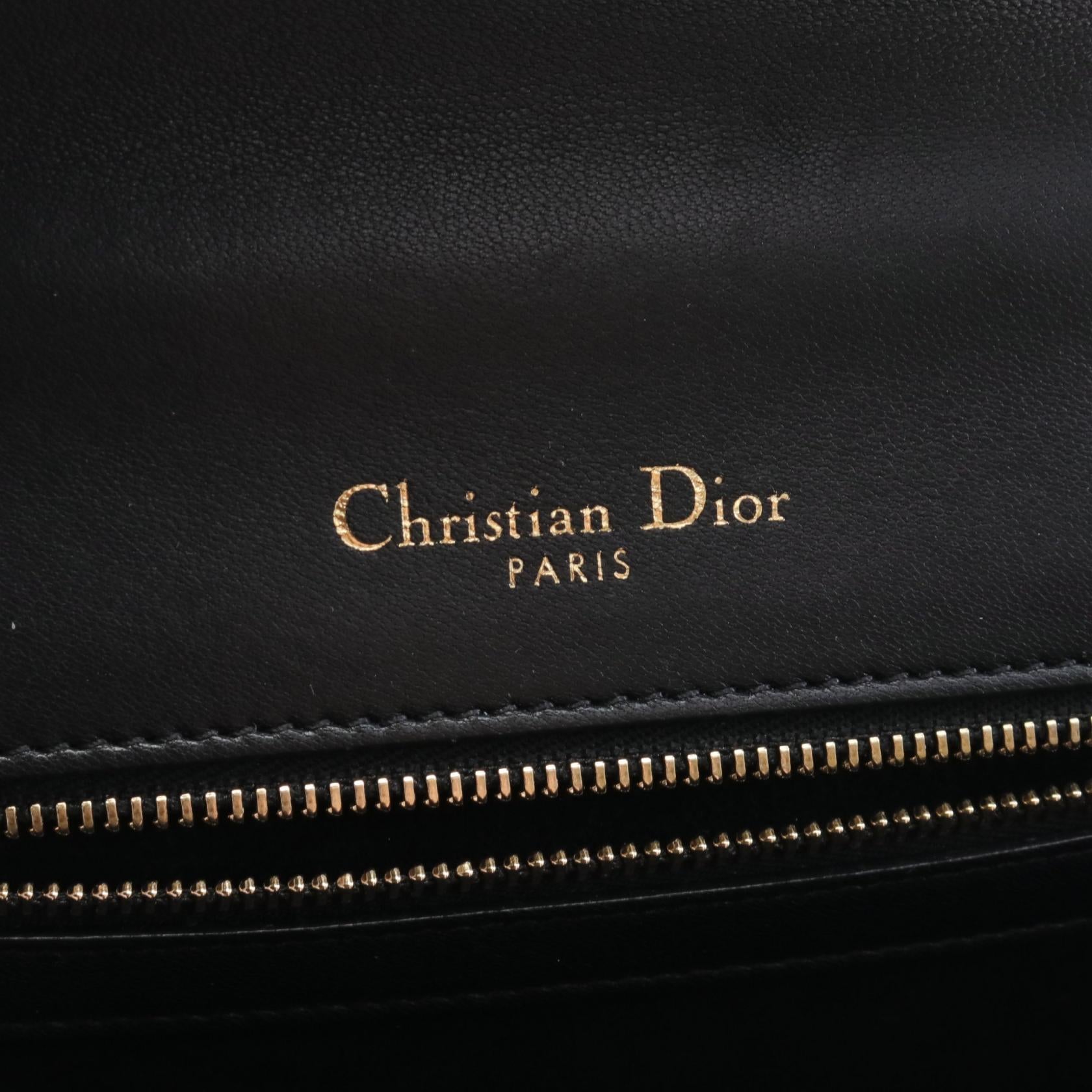 Dior DIORAMA Studded Leather Shoulder Bag