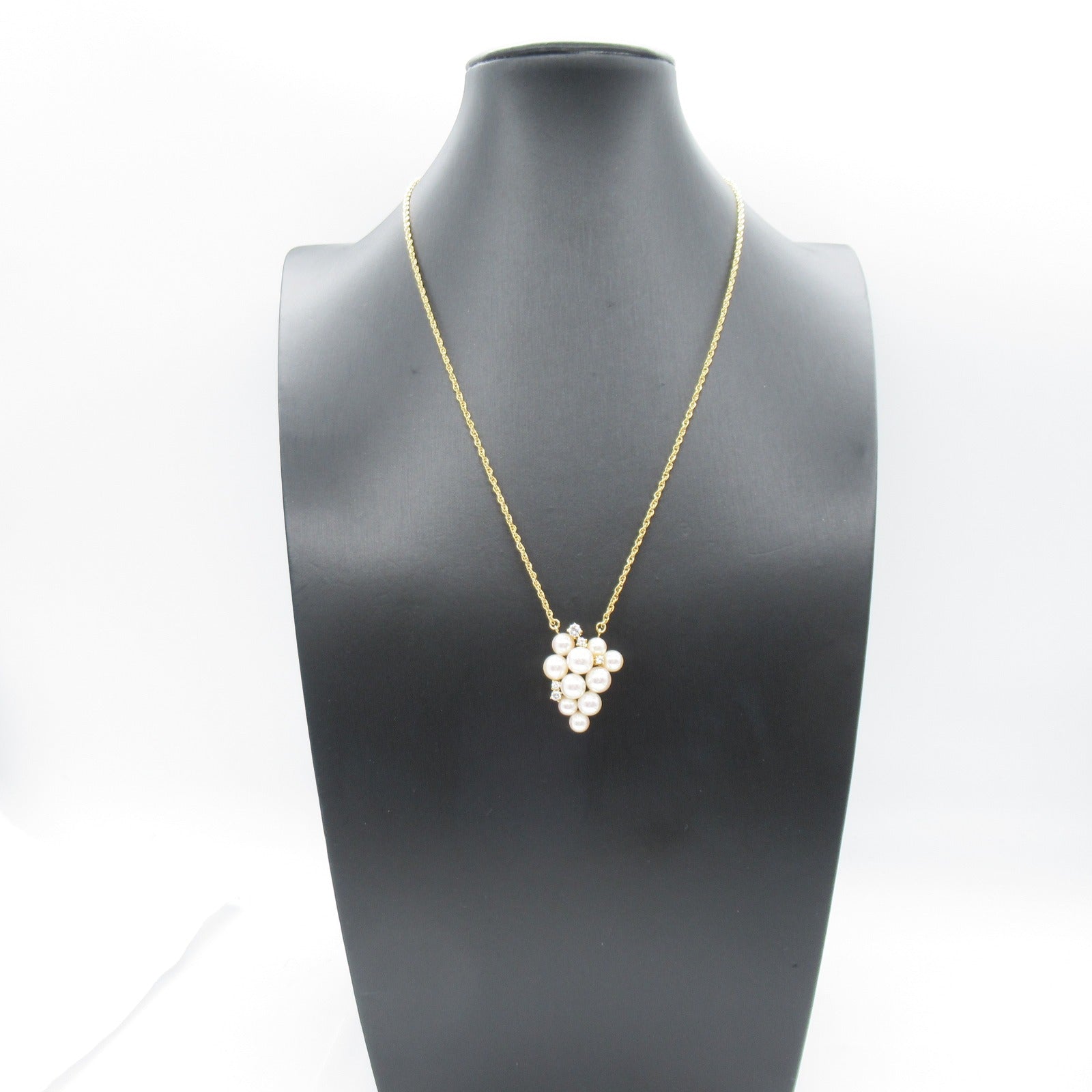 Pola K18 Gold Pearl Diamond Necklace